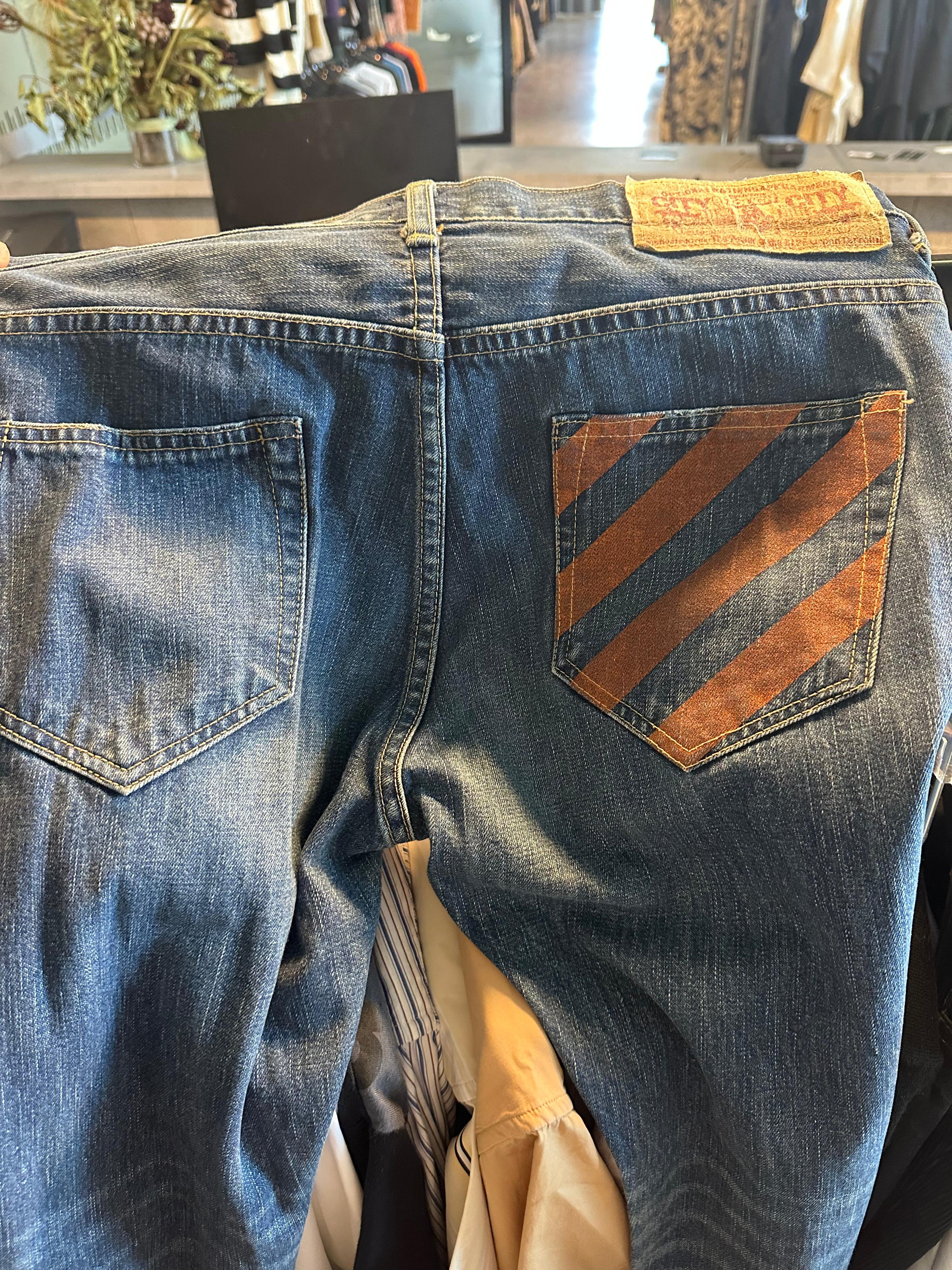 A Bathing Ape (BAPE) Baby Milo Face Jeans (Fits 34”) thumbnail 2
