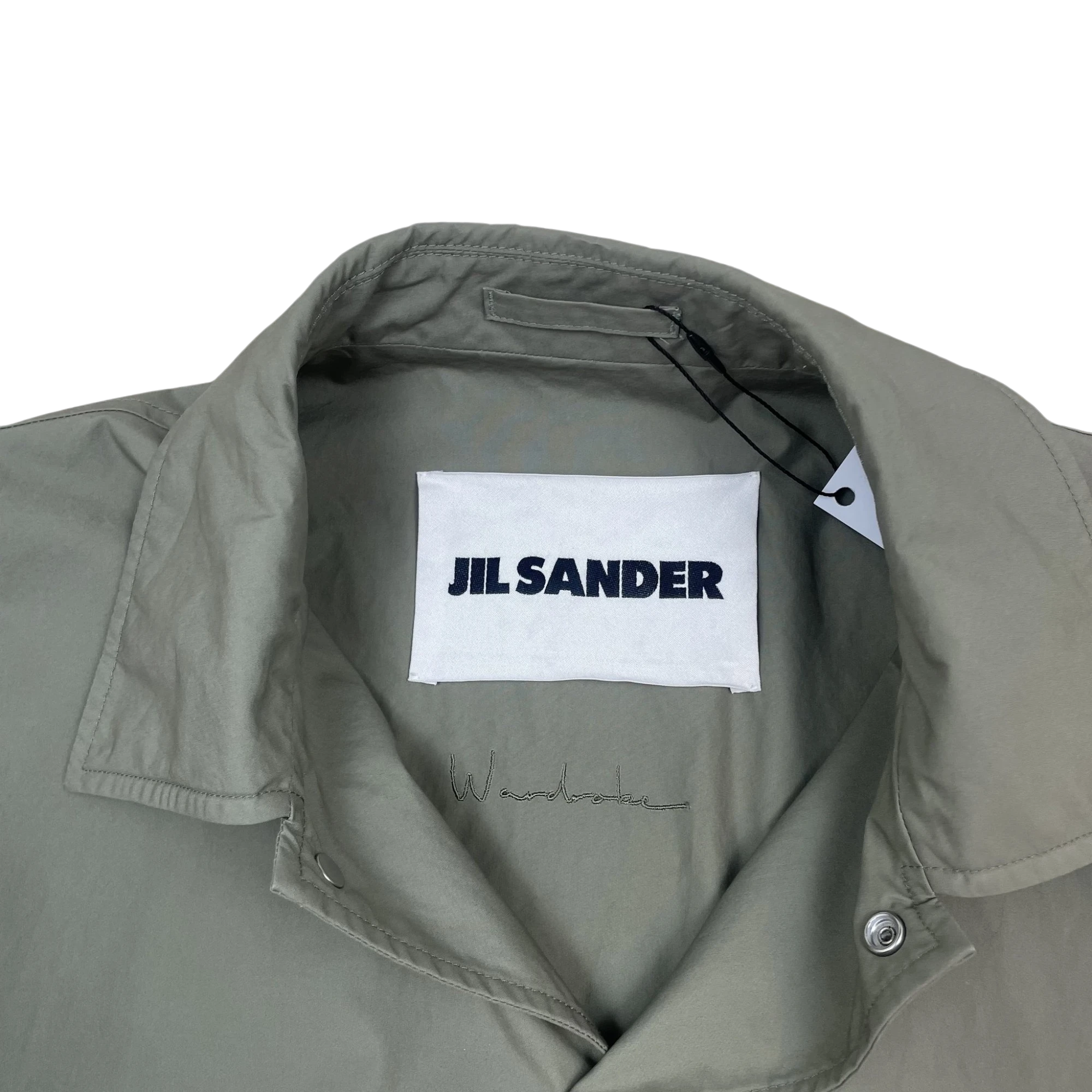 Jil Sander Logo-Print Jacket Green (Size 50/L) thumbnail 2