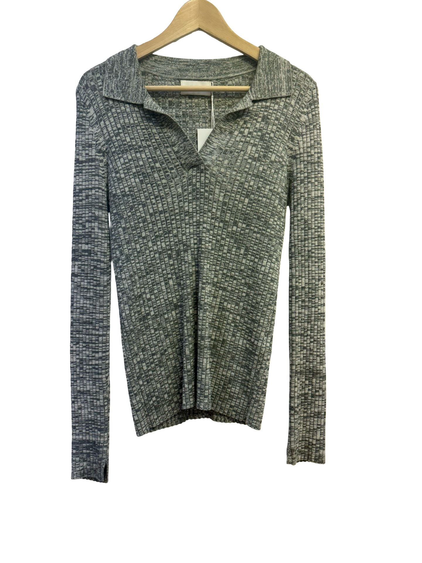 Friends with Frank Grey Knit Top S