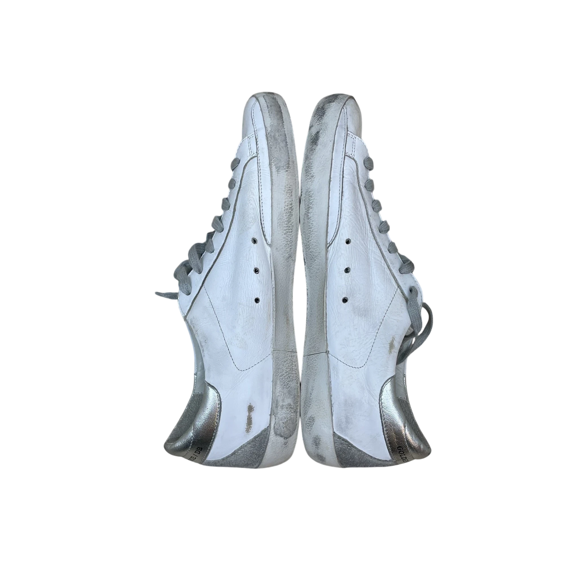 Golden Goose Leather Super Star Sneakers White / Silver (Size 43) thumbnail 4