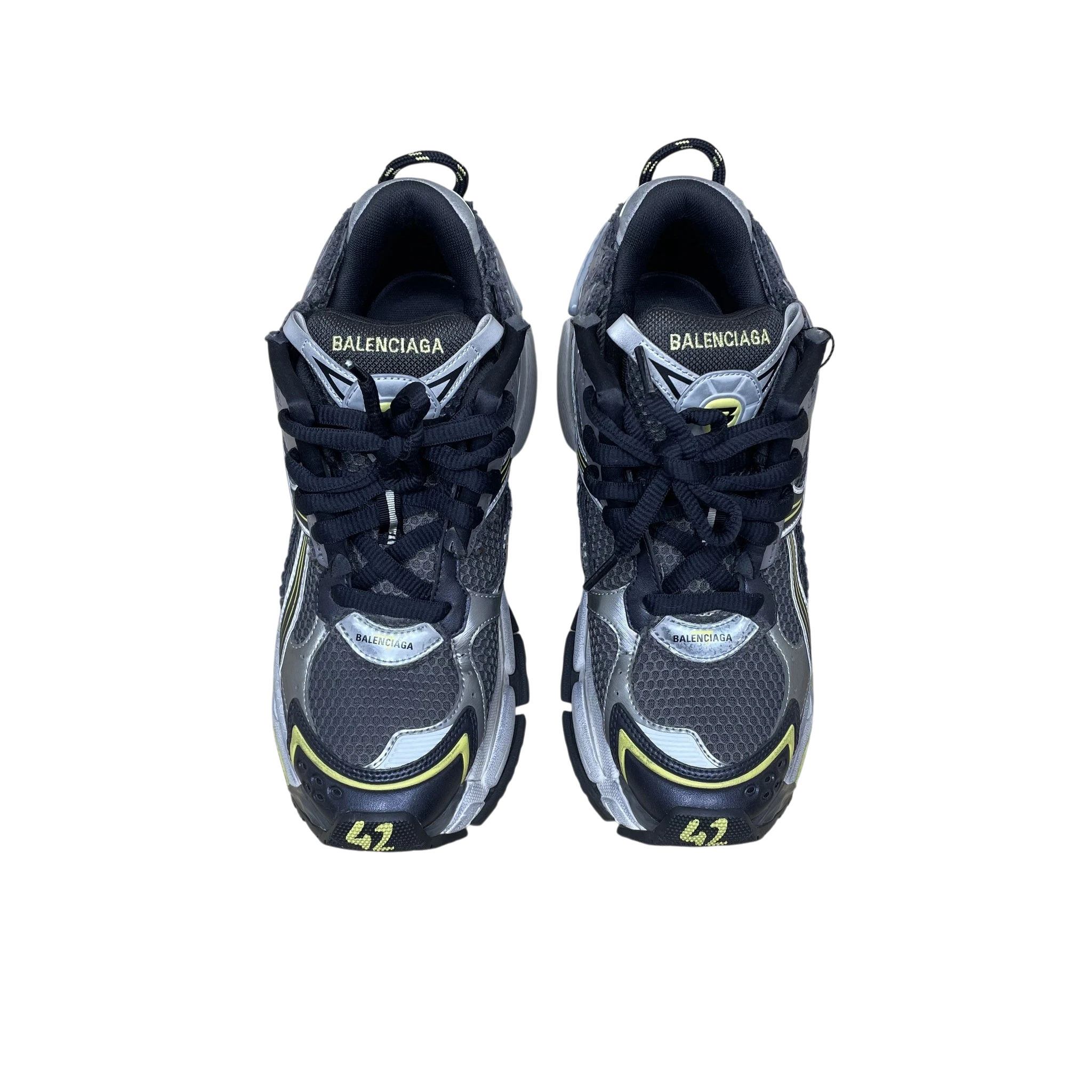 Balenciaga 2022 Runner Sneaker Grey/Yellow (Size EU42/US9) thumbnail 2