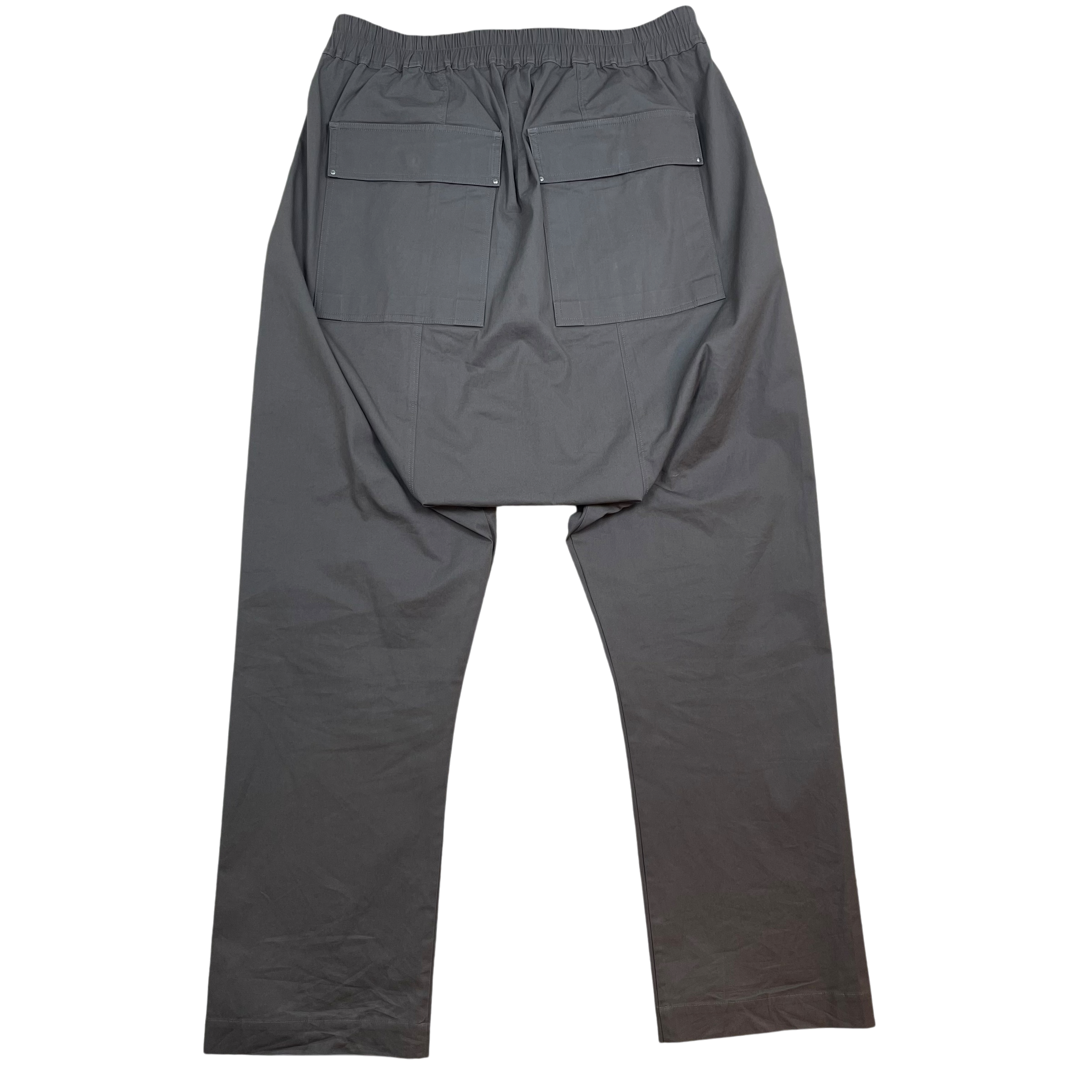 Rick Owens SS22 Fogachine Drop Crotch Nylon Trousers ‘Dust’ Grey (Size 54) thumbnail 3
