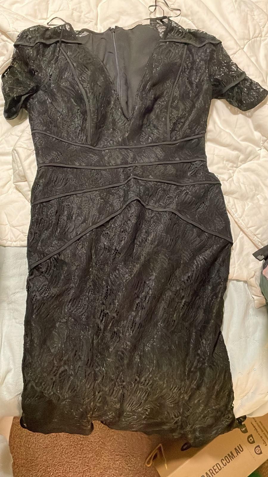 Talulah Black Lace Dress L