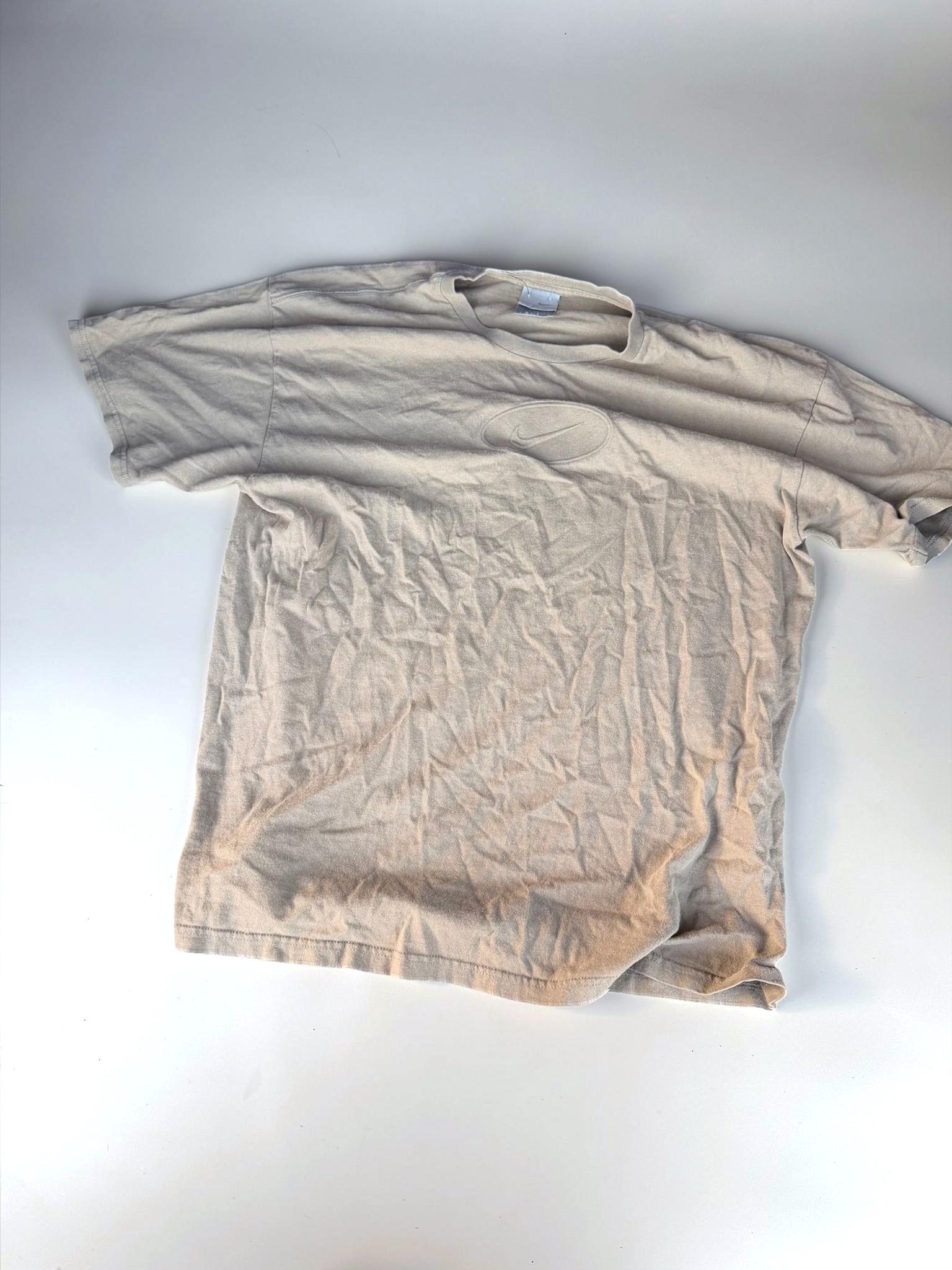 Nike Khaki Center Swoosh T-Shirt (Size XL)