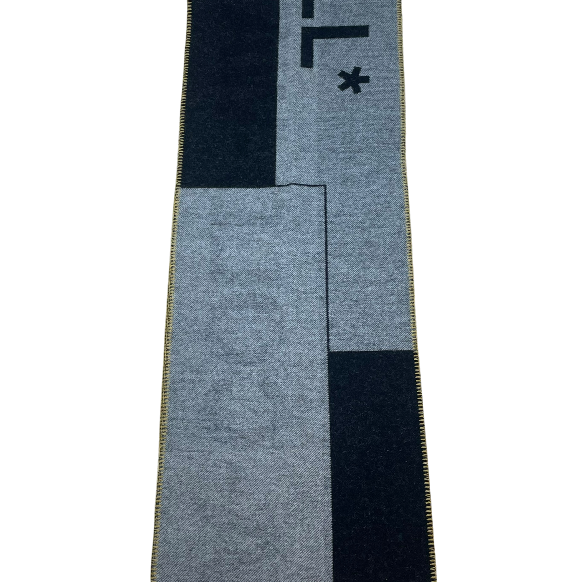 A-COLD-WALL Wool Printed Scarf Grey / Black (One Size) thumbnail 5