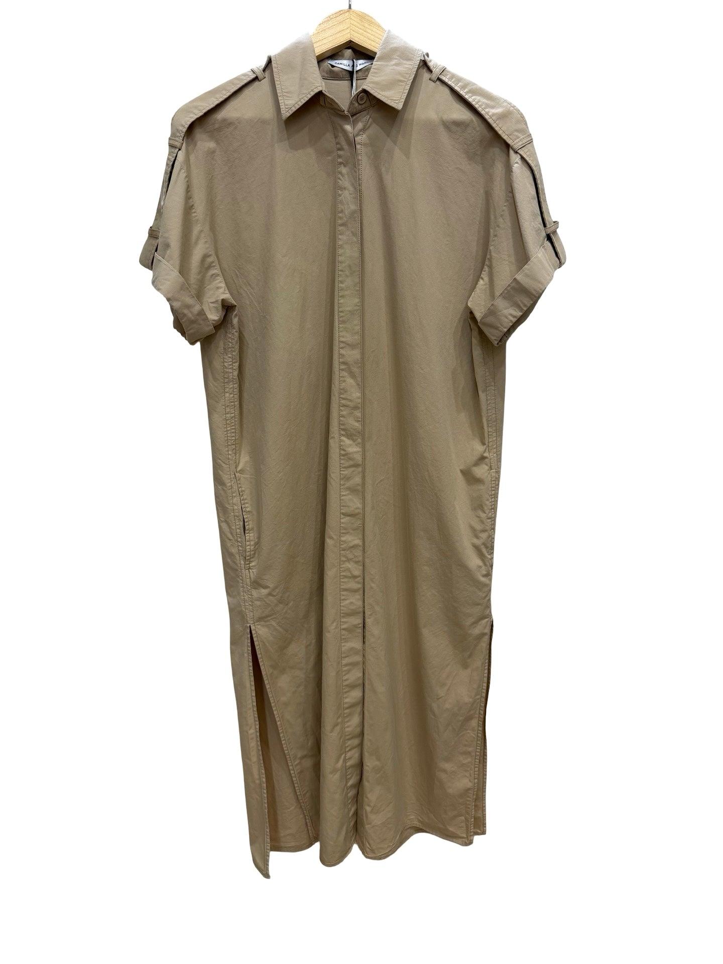 Camilla & Marc Camel Shirtdress 10