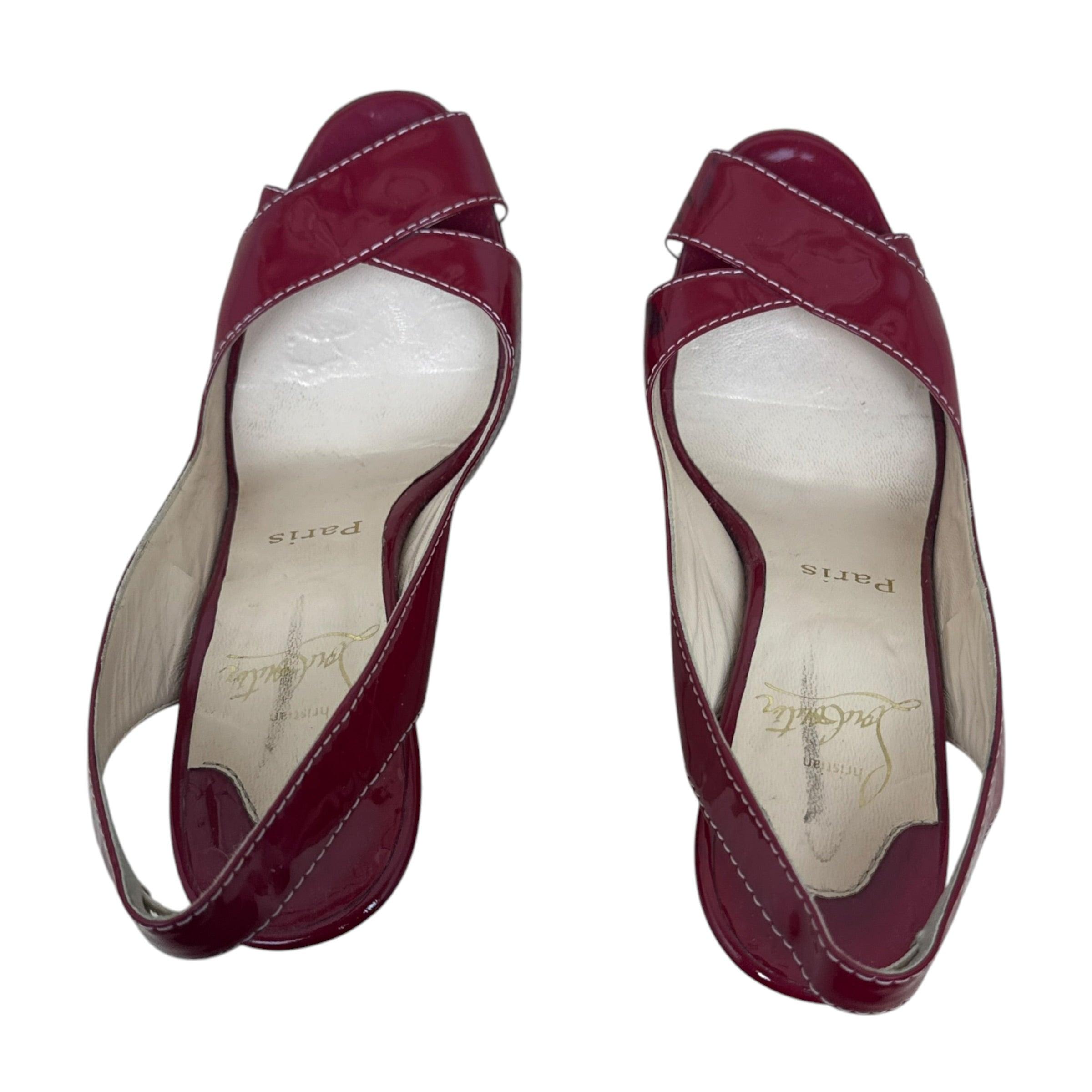 Christian Louboutin Patent Leather Wedges (Size 38) thumbnail 3