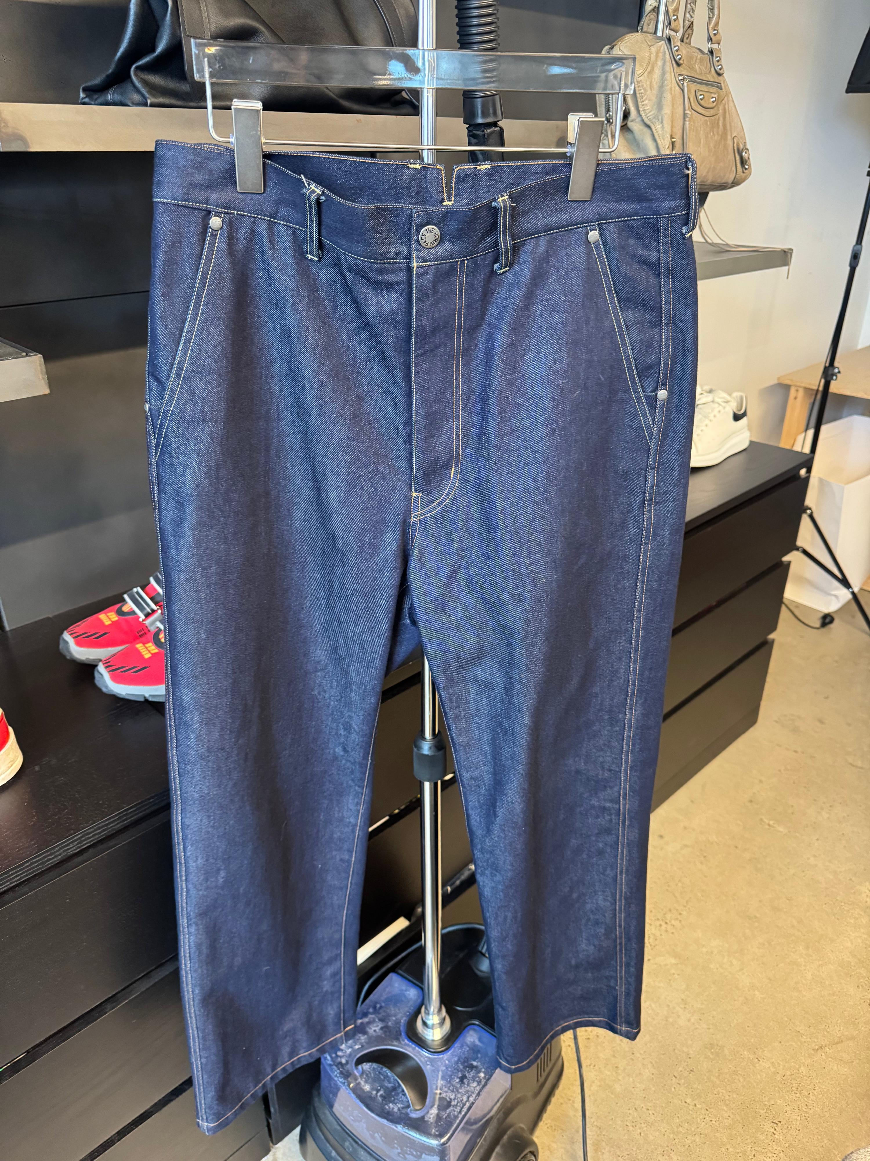 The North Face x Junya Watanabe Comme des Garcons MAN SS18 Dark Wash Jeans Blue (Size L)
