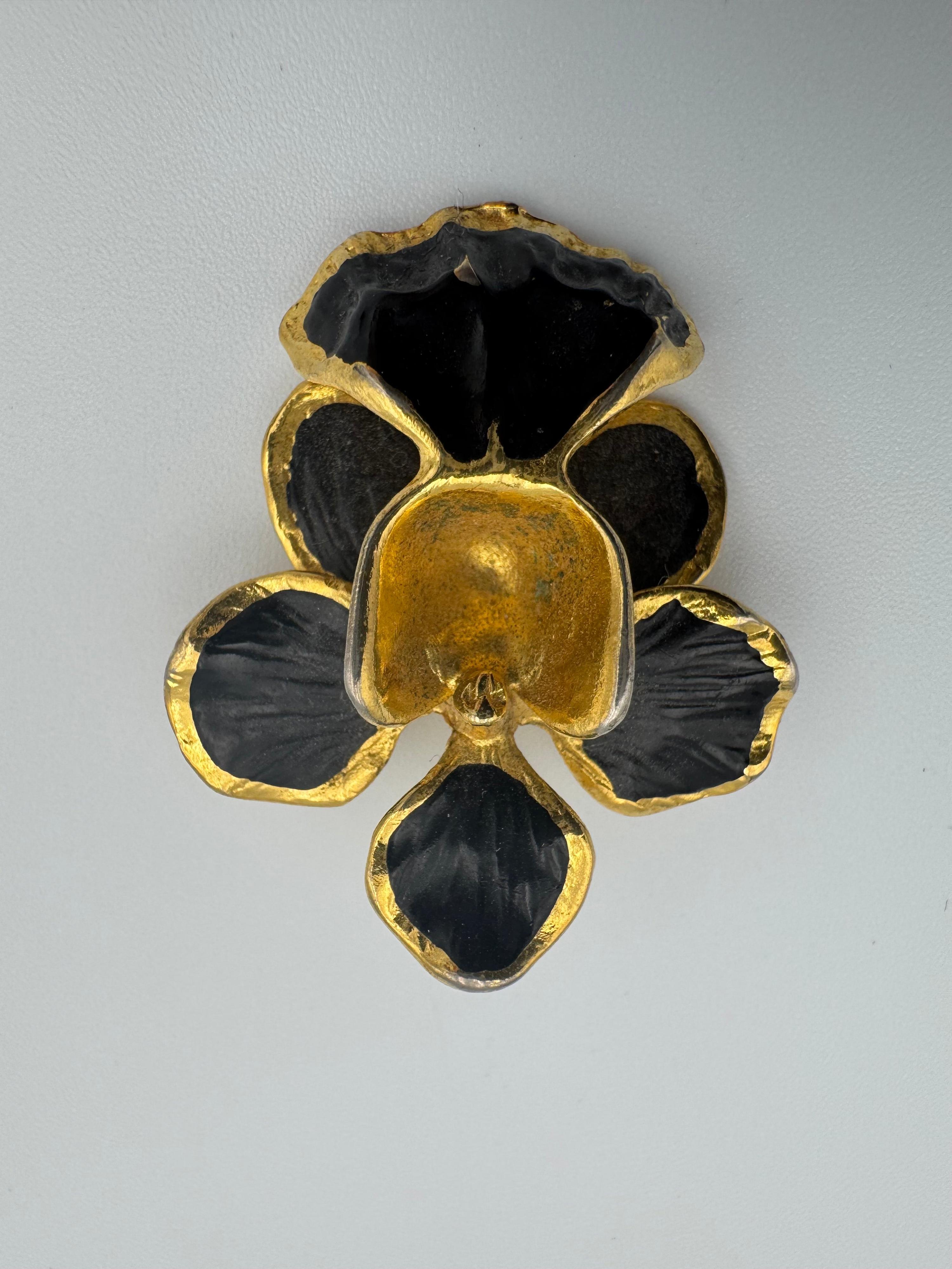 Orchid Brooch