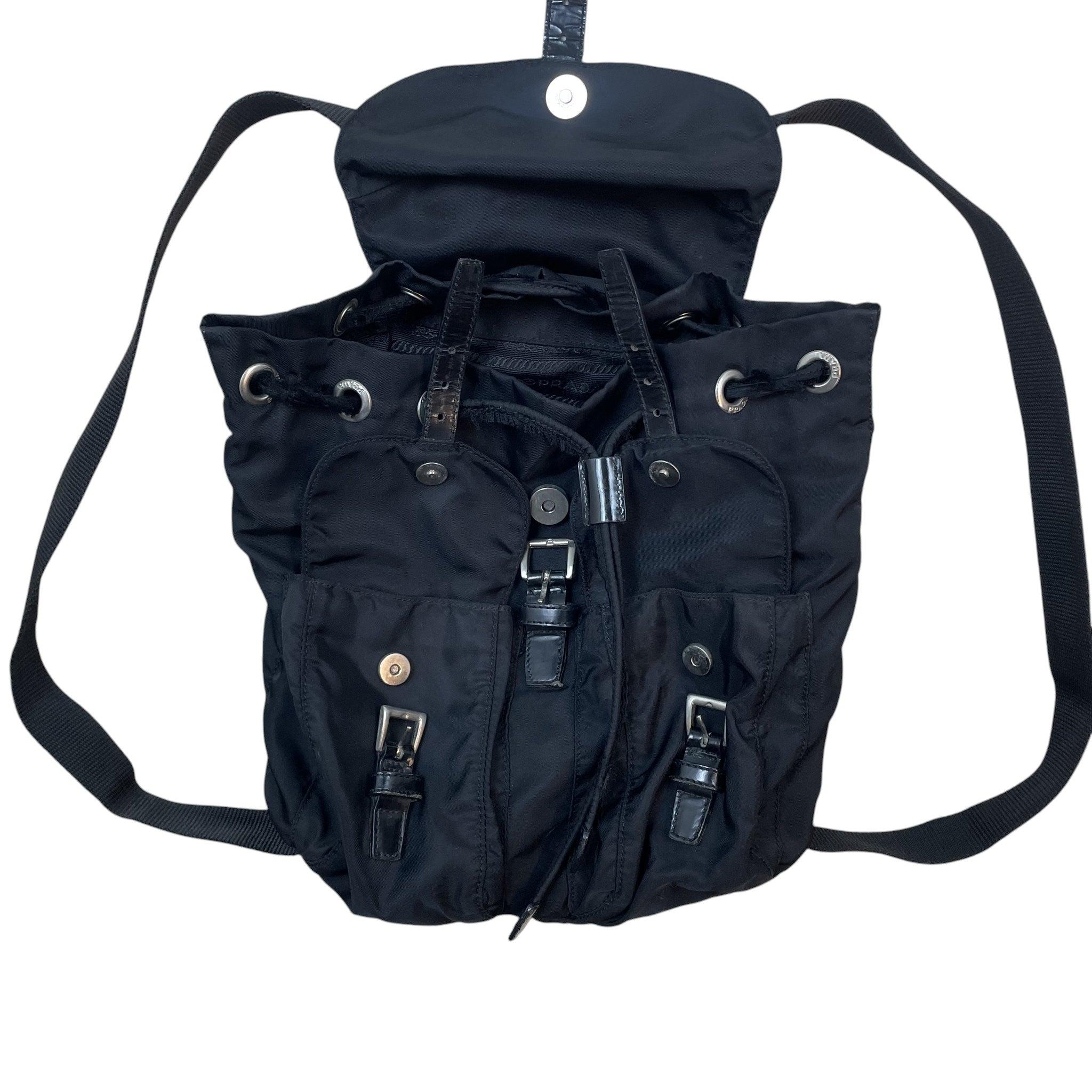 Prada Tessuto Montagna Nylon Backpack Black thumbnail 2