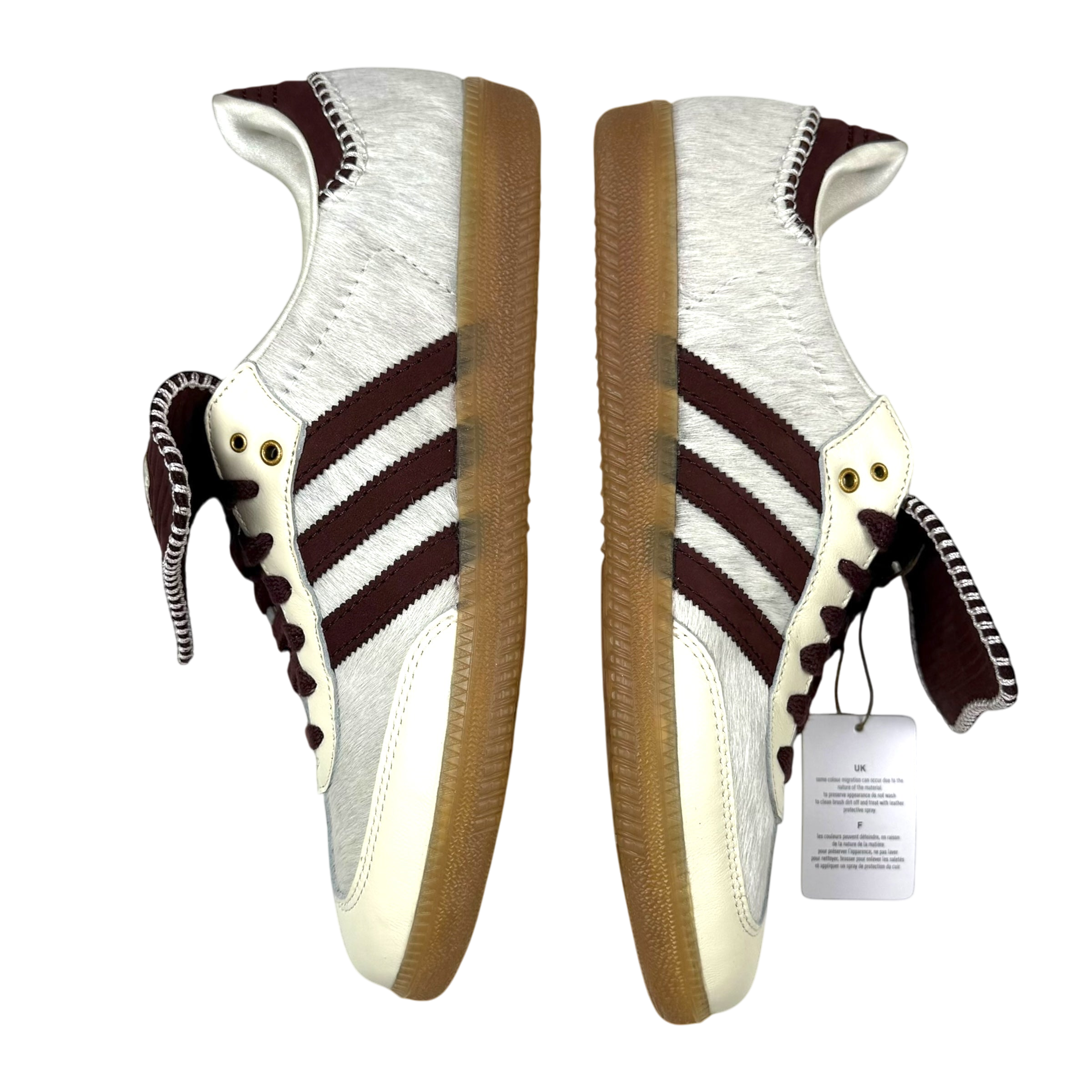Adidas x Wales Bonner Samba Pony ‘Cream / White’ (US11/UK10/EU44) thumbnail 4