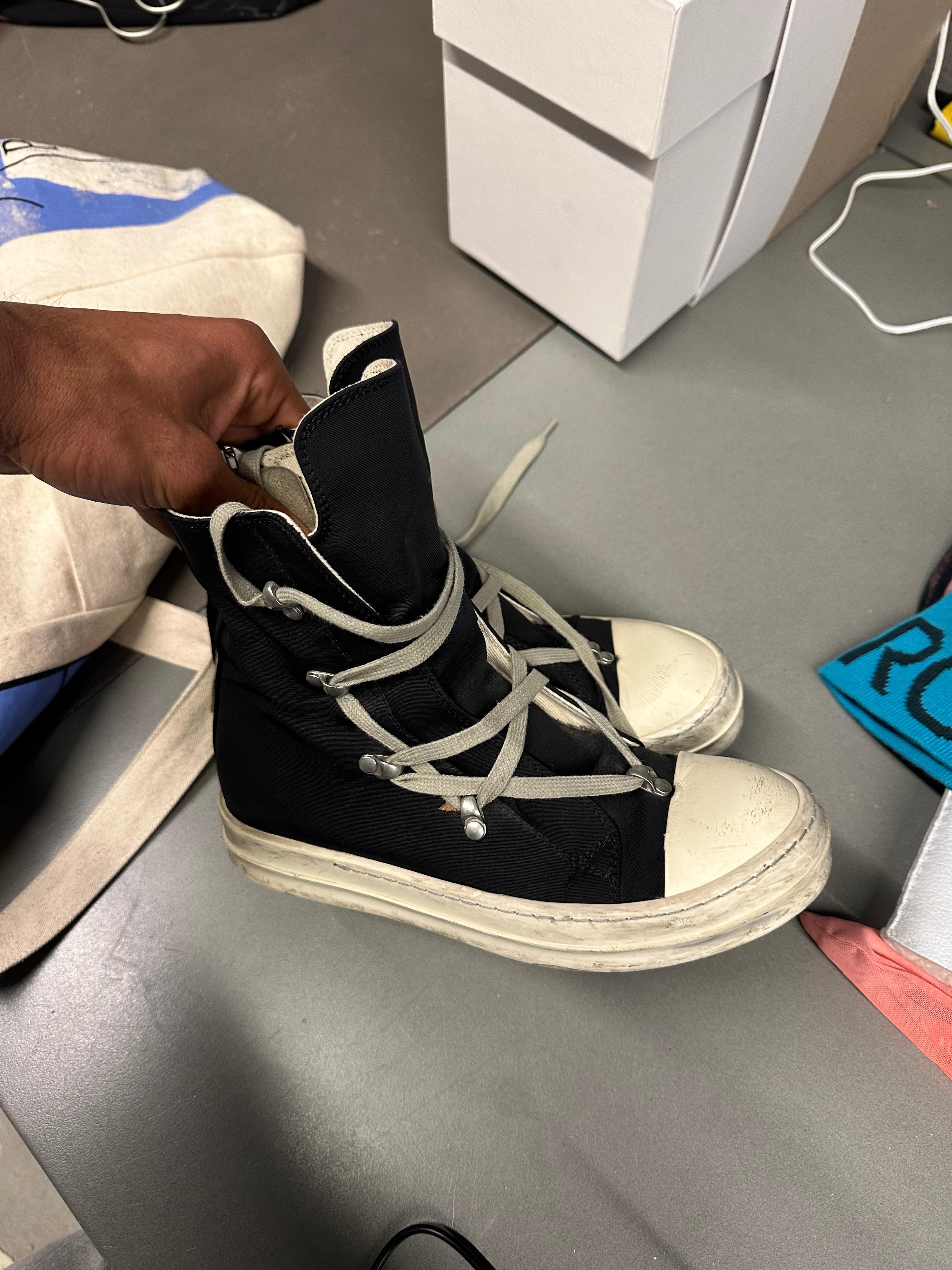 Rick Owens DRKSHDW Hexa Ramone Sneakers Black (Size EU36)