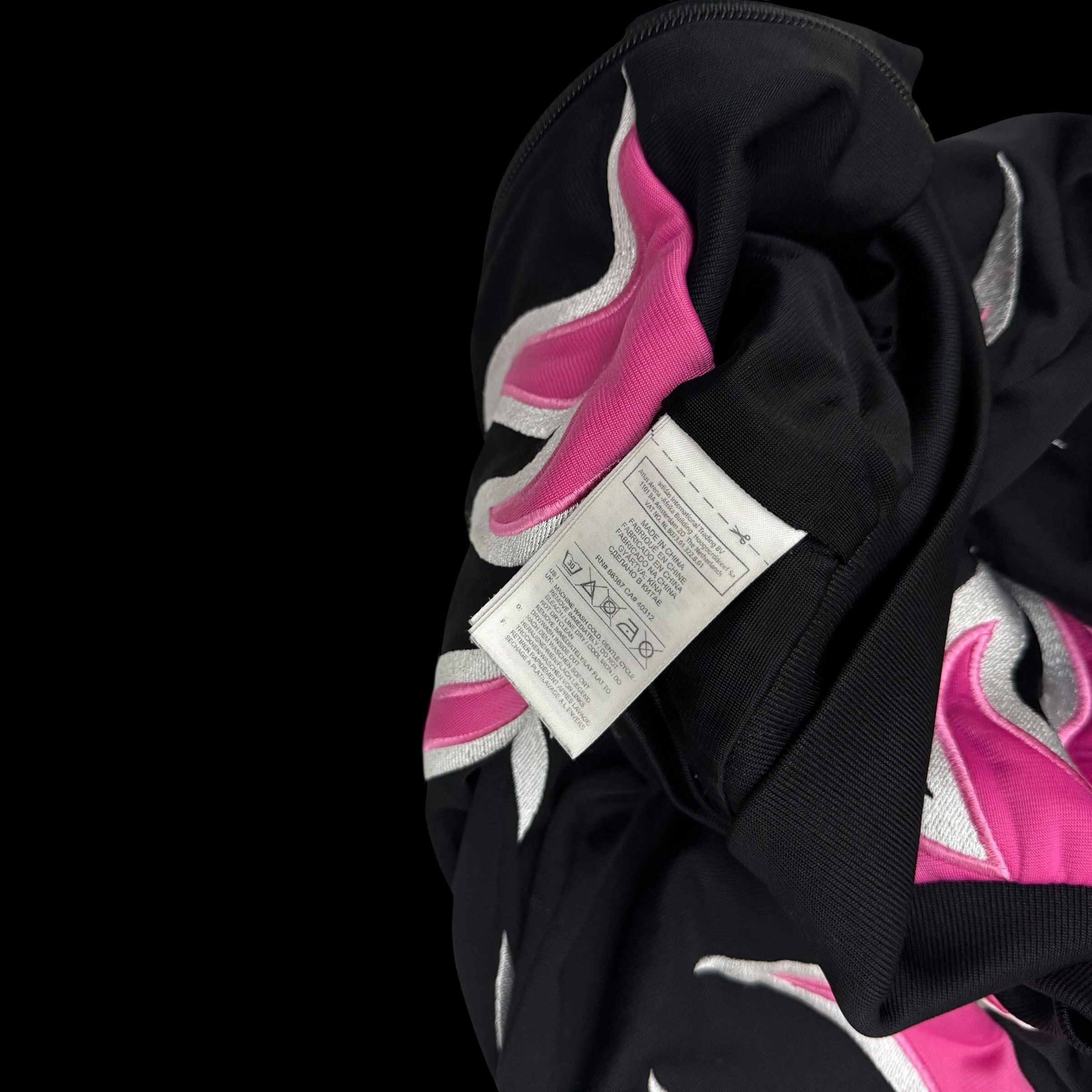 Jeremy Scott x Adidas Jacket Pink Flames Tracksuit Jacket (Fits S-M) thumbnail 5