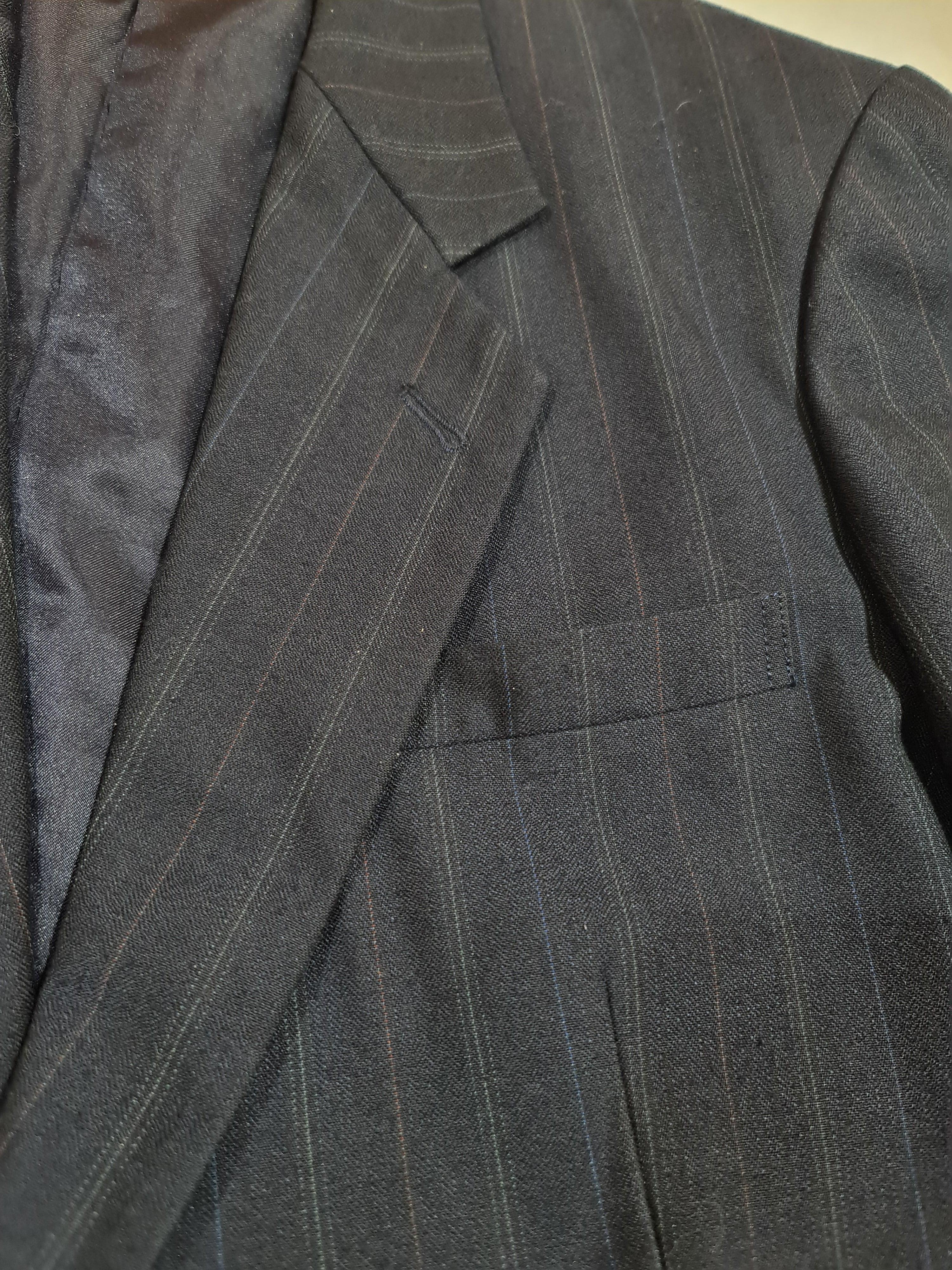 Vintage Murkh Navy Striped Blazer - Size L thumbnail 13