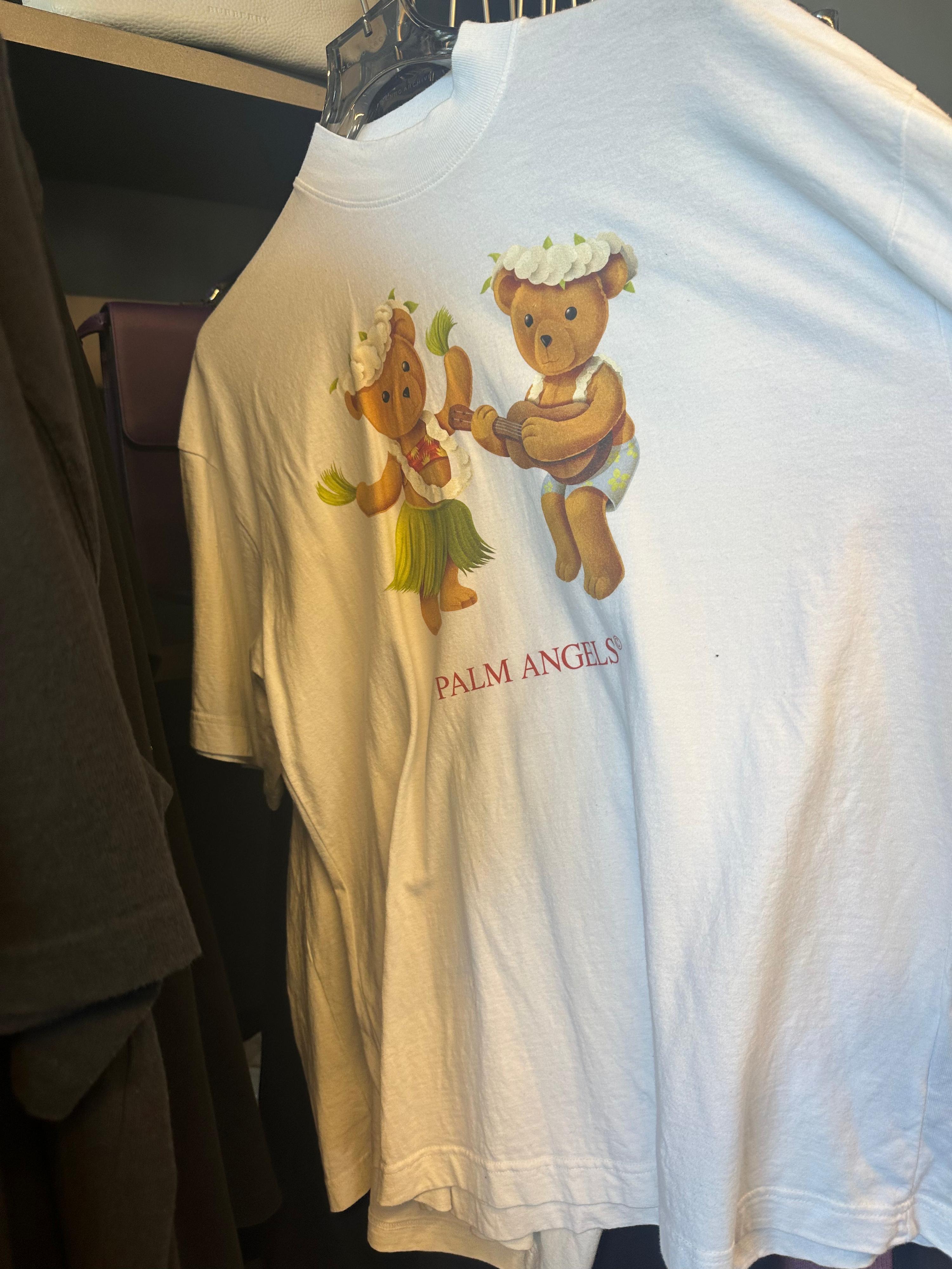 Palm Angels Dancing Bear T-Shirt White (Fits M-L)