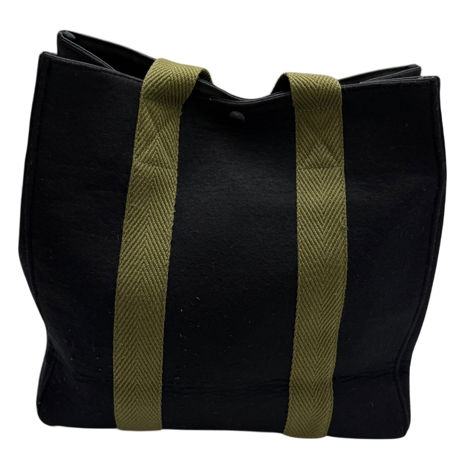 Comme Des Garçons Tricot Wool Blend Tote Bag Black/Green thumbnail 2