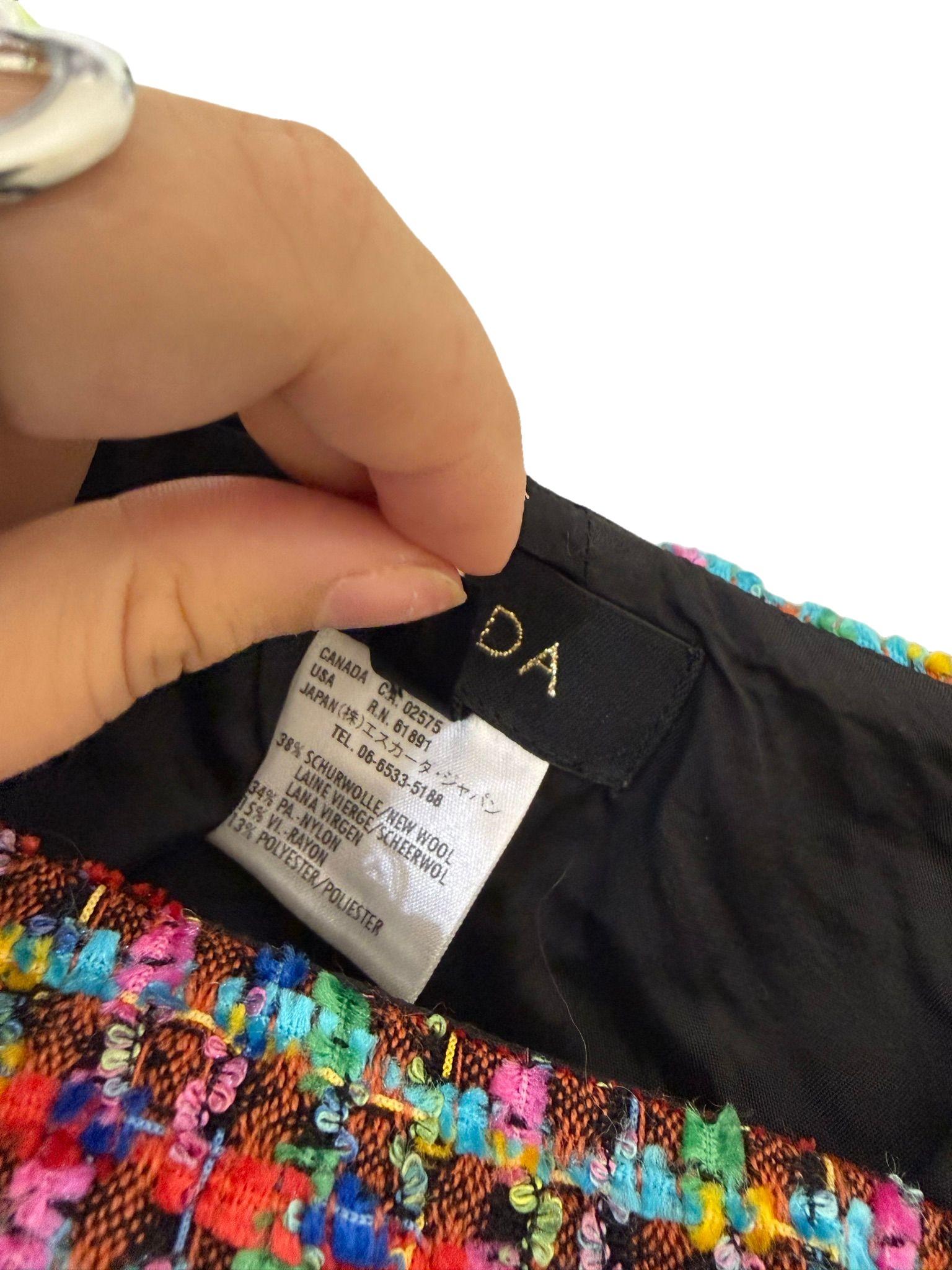 Escada Multicolor Tweed Skirt 38 thumbnail 5