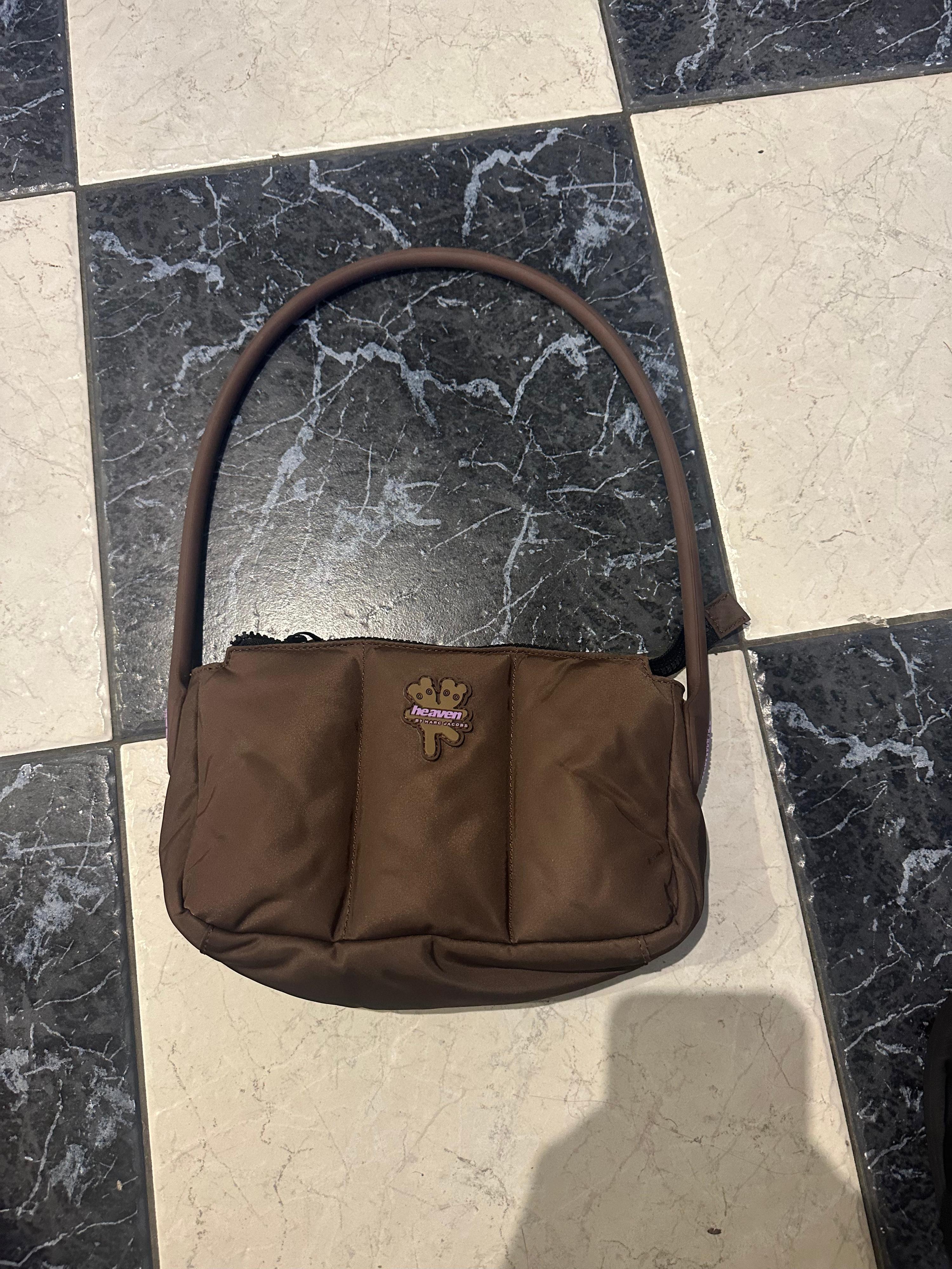 Heaven by Marc Jacobs Nylon Puff Shoulder Bag Brown