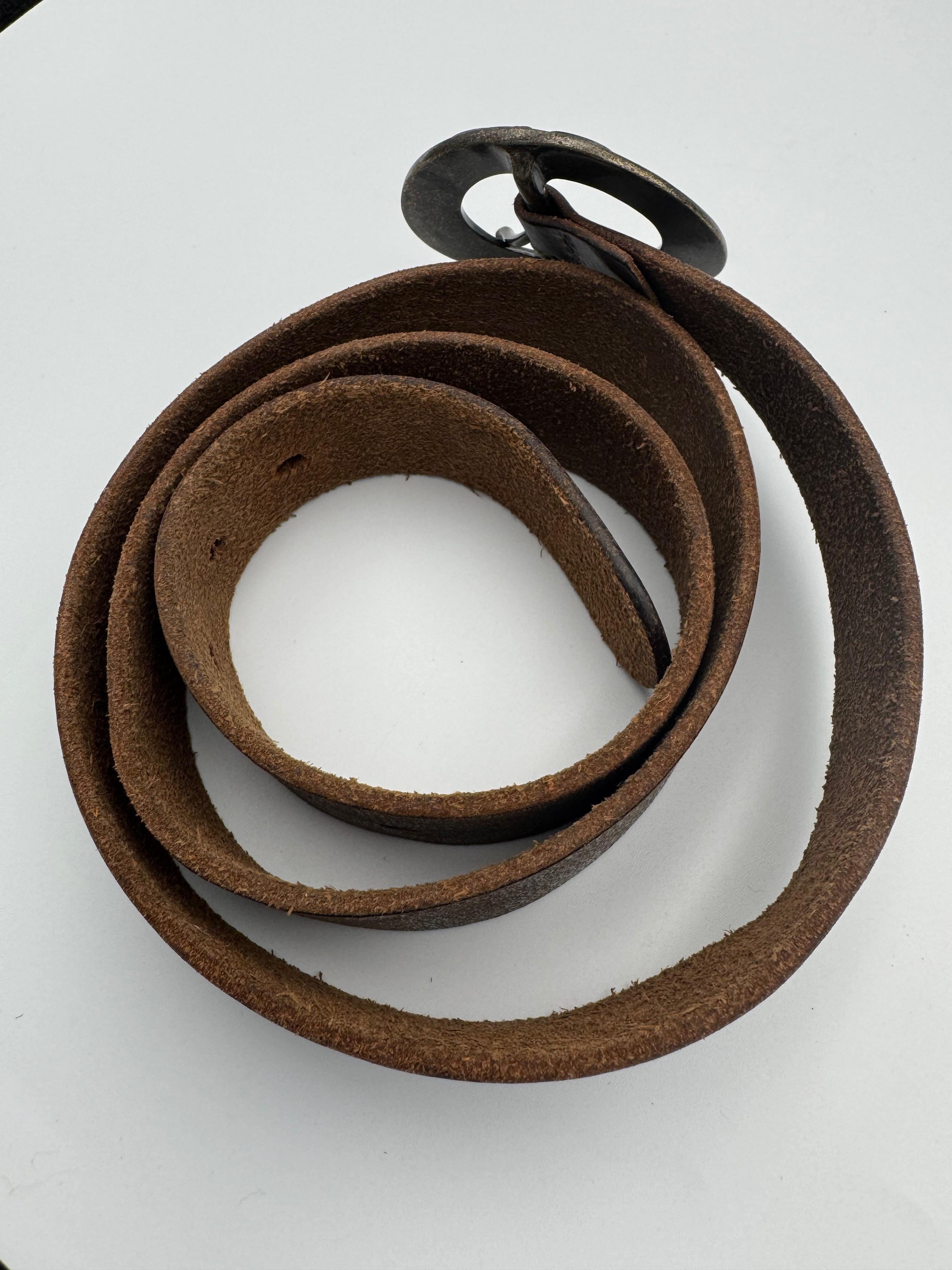 Just Jeans brown leather belt - size L thumbnail 11