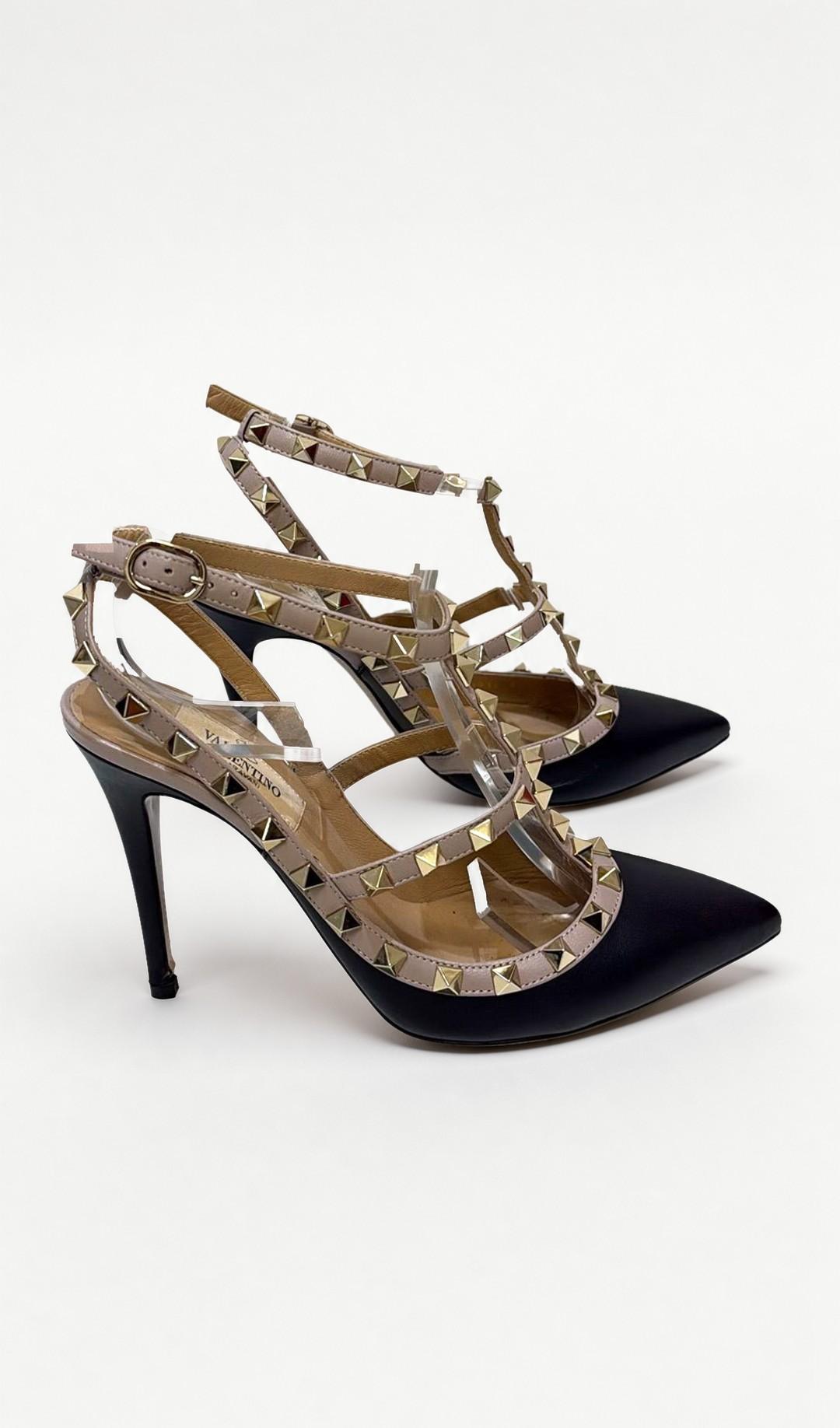 Valentino Garavani Black Nude Pumps 37 thumbnail 2
