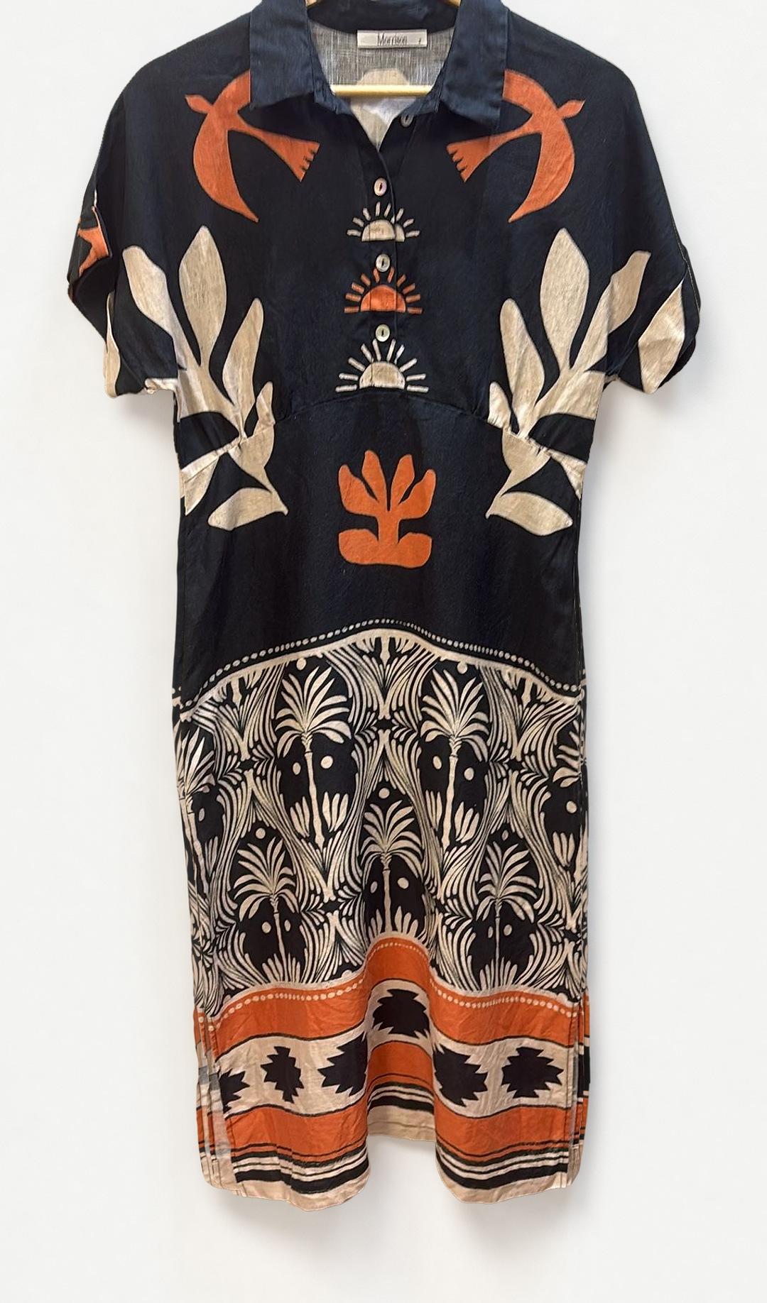 Morrison Blue Pattern Dress 2