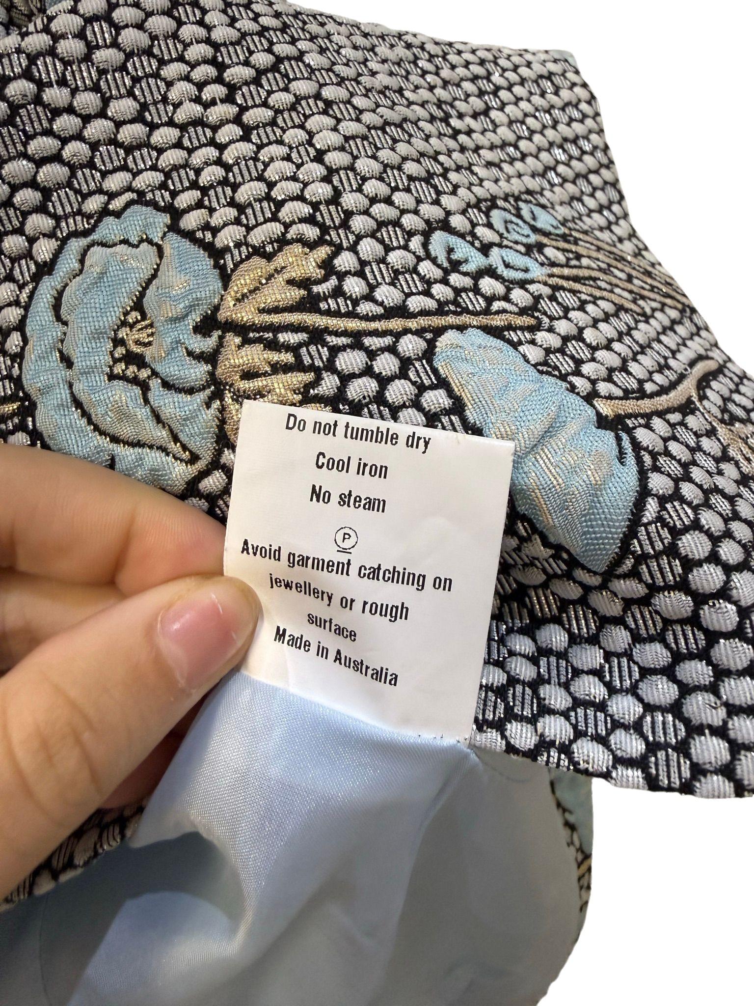 Carla Zampatti Blue Floral Blazer 12 thumbnail 5