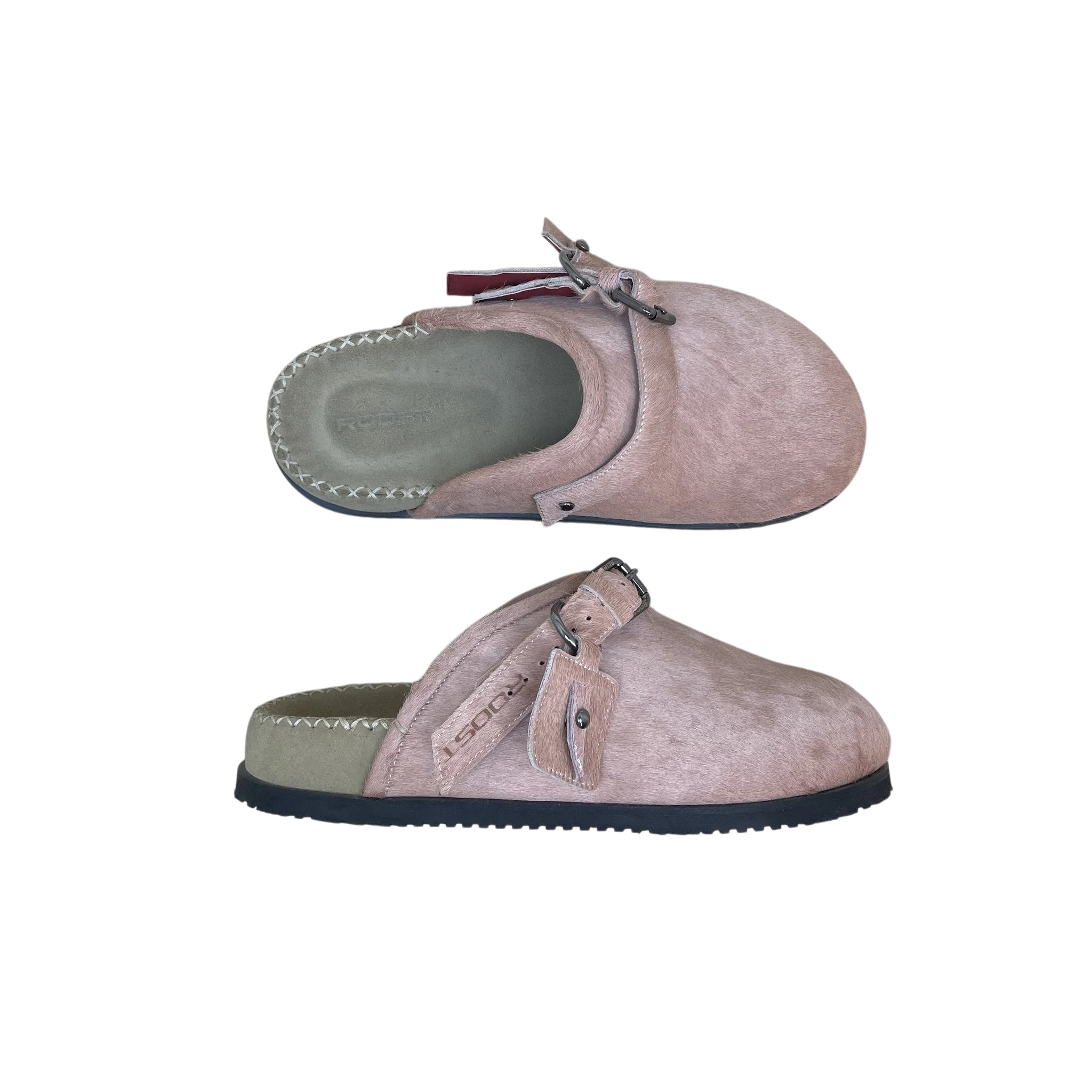 Roost Cowhide Slippers Pink (Size EU44/US10)