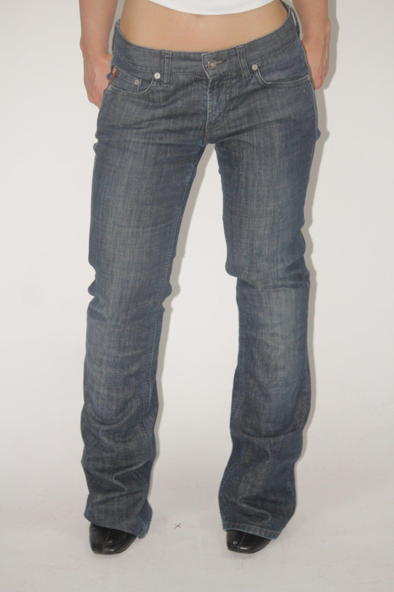 Hugo Boss Dark Wash Bootcut Jeans thumbnail 2