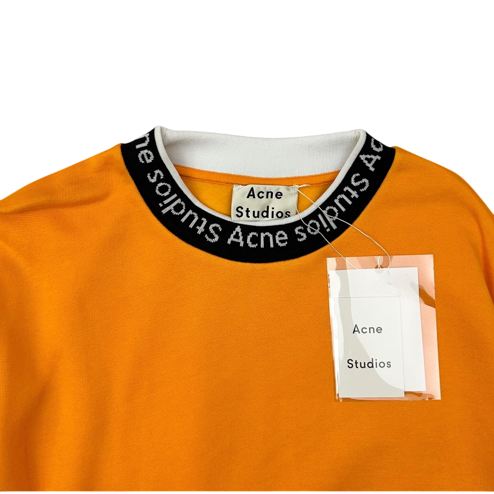 Acne Studios Jacquard Logo Sweatshirt Orange (Fits L-XL) thumbnail 2