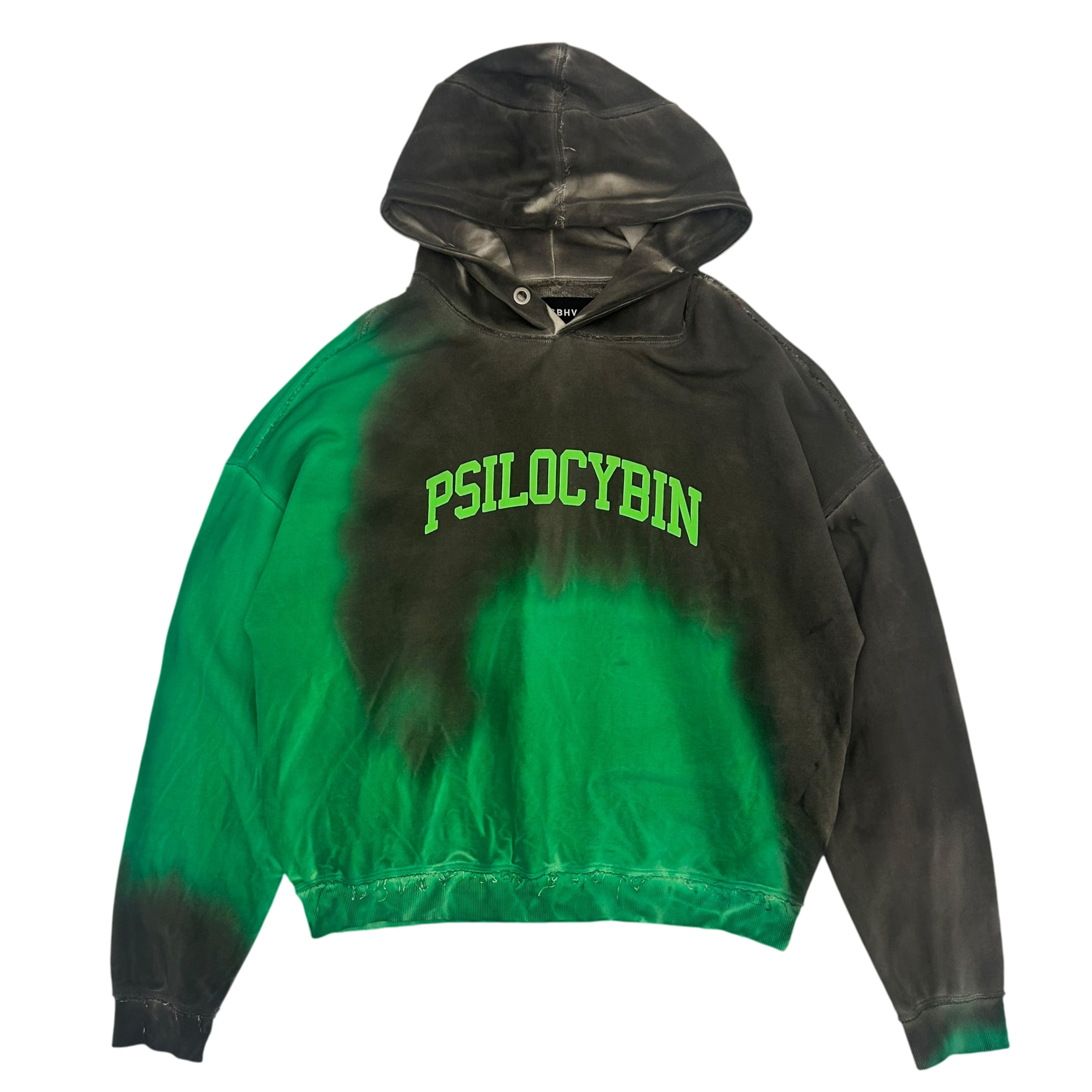 MISBHV Tie-Dye Psilocybin Hoodie Green/Grey (Size L)