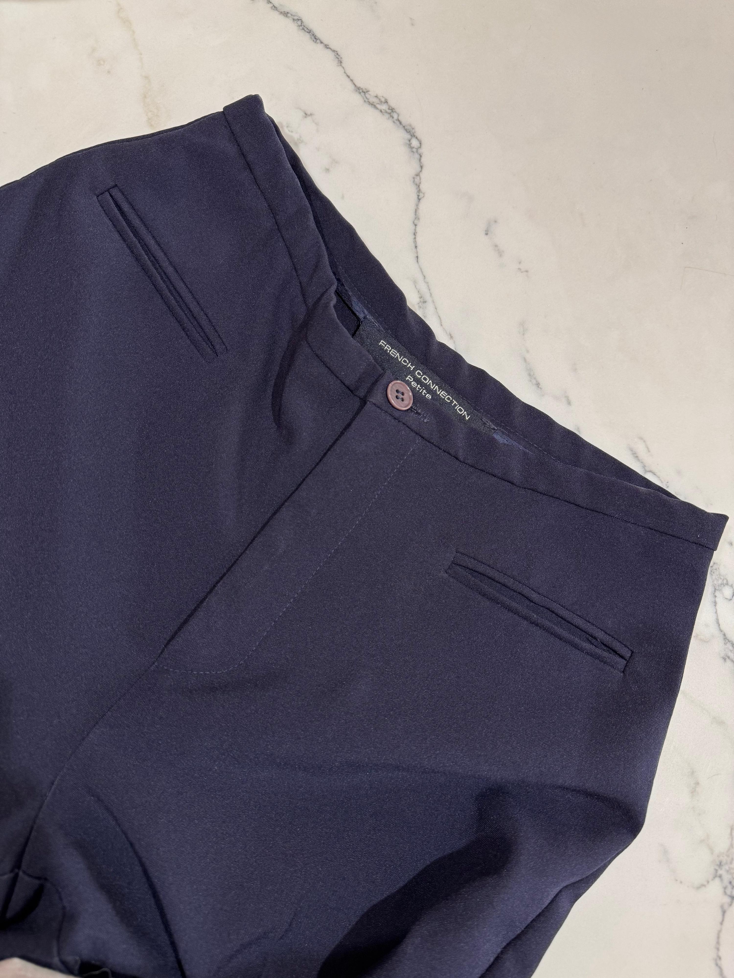 French Connection Petite navy pants - size XS thumbnail 3