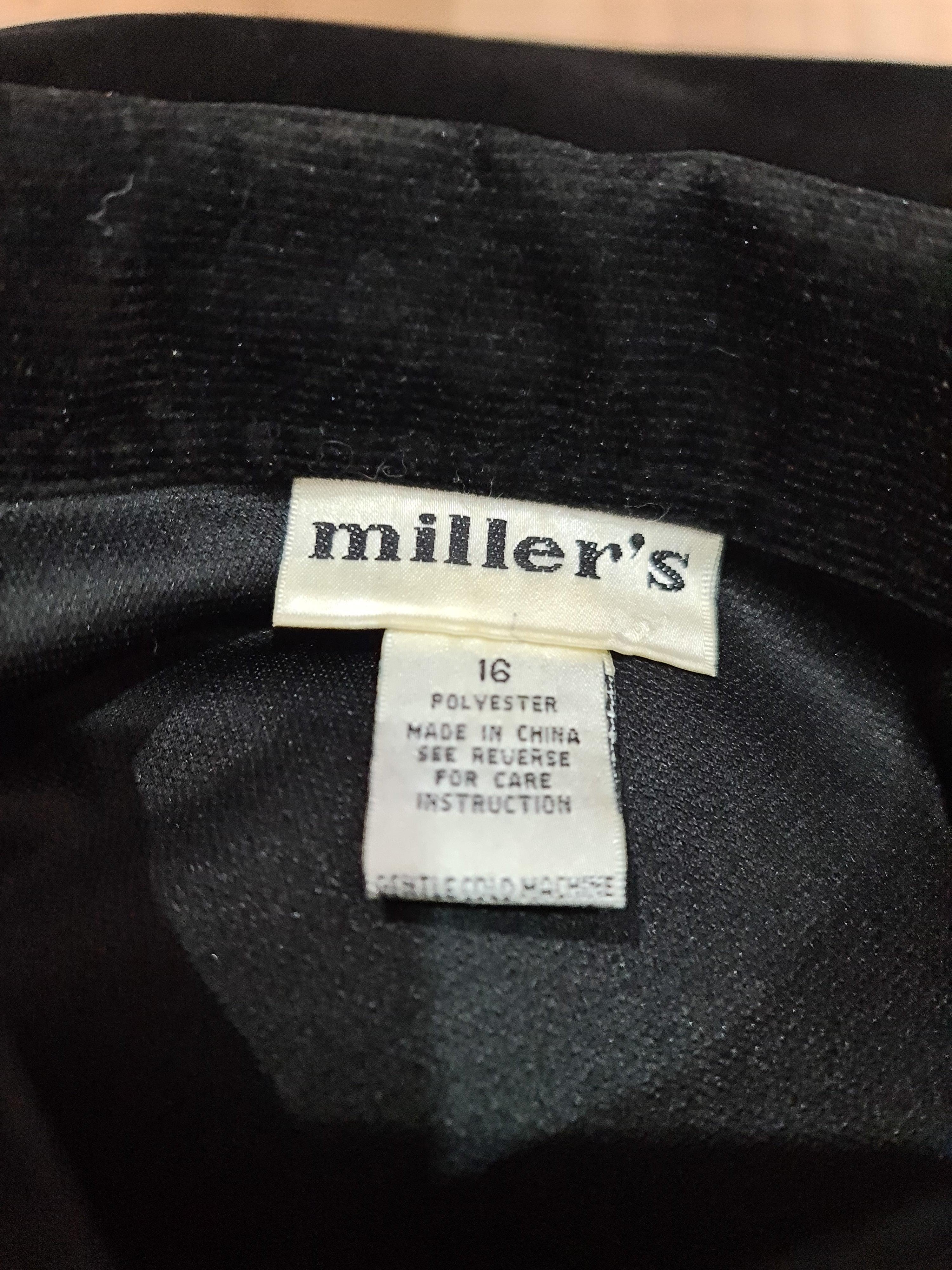 Vintage Millers Black Corduroy shirt -size 16 thumbnail 8