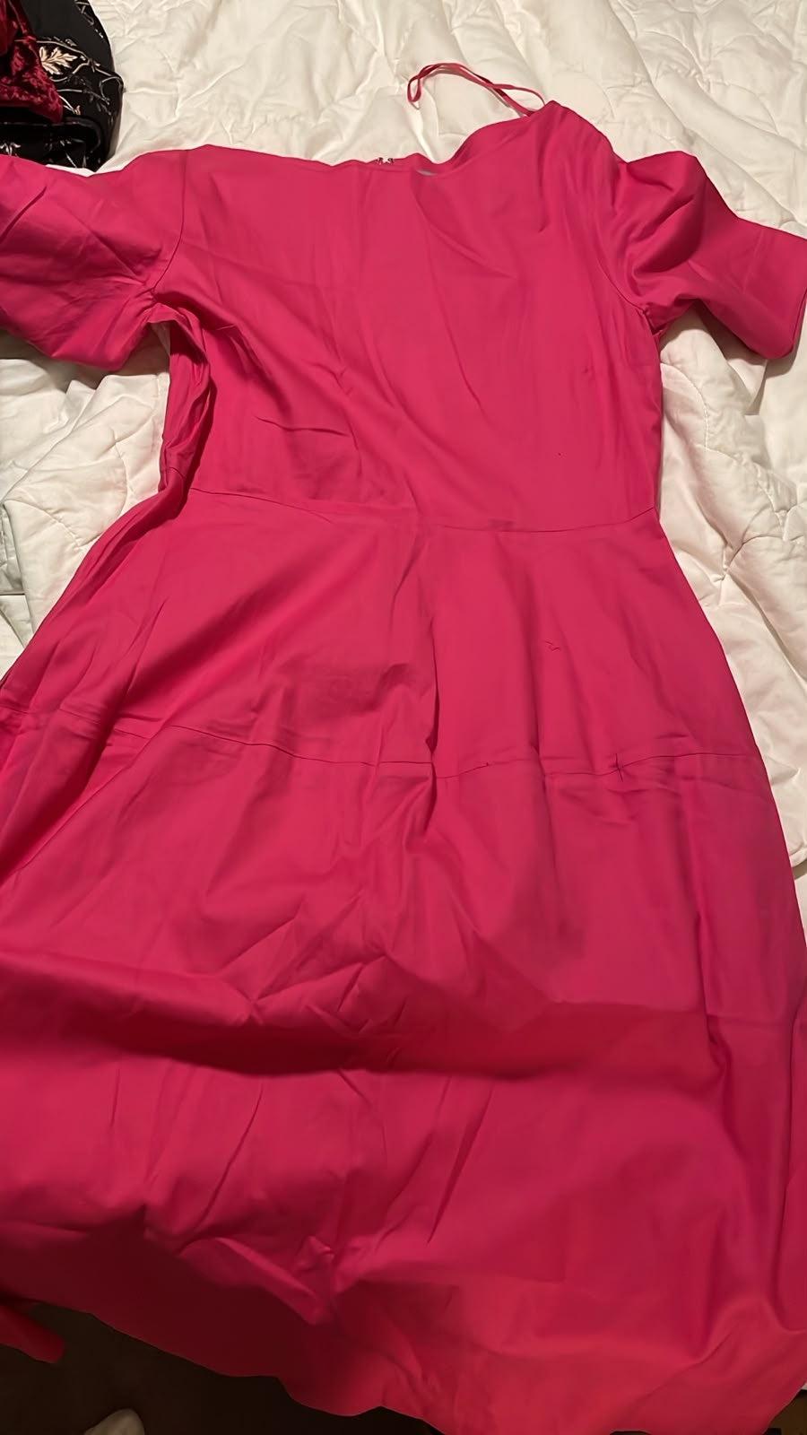 Cos Pink Long Cotton Dress 14