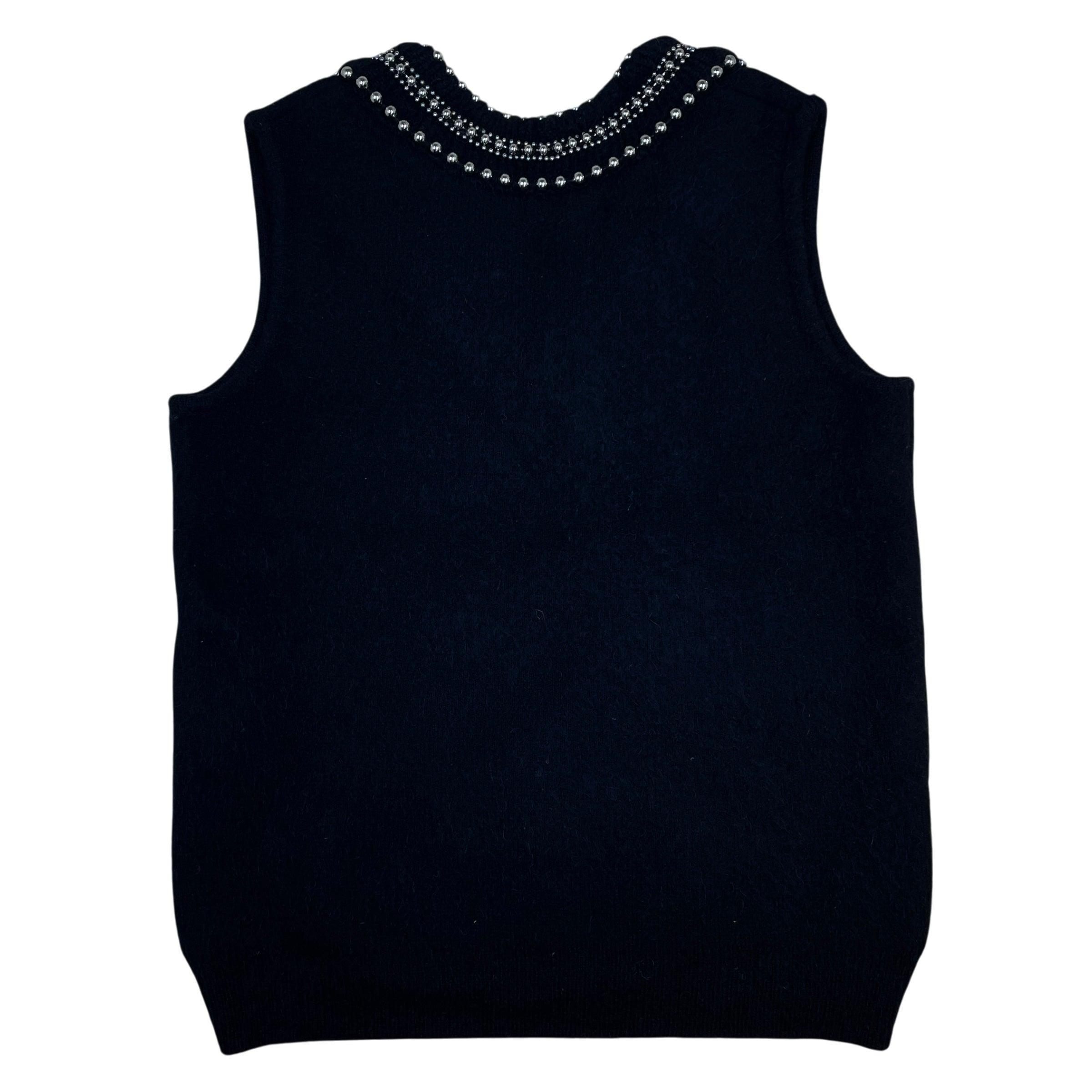Alexander Wang Studded Knit Vest Black (Size M) thumbnail 3