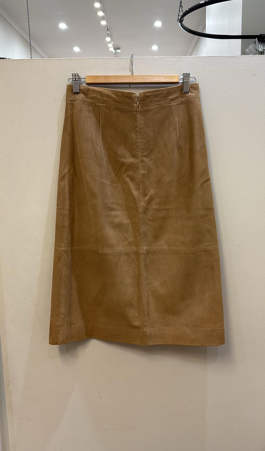 J.Crew Brown Suede Skirt 4 thumbnail 5