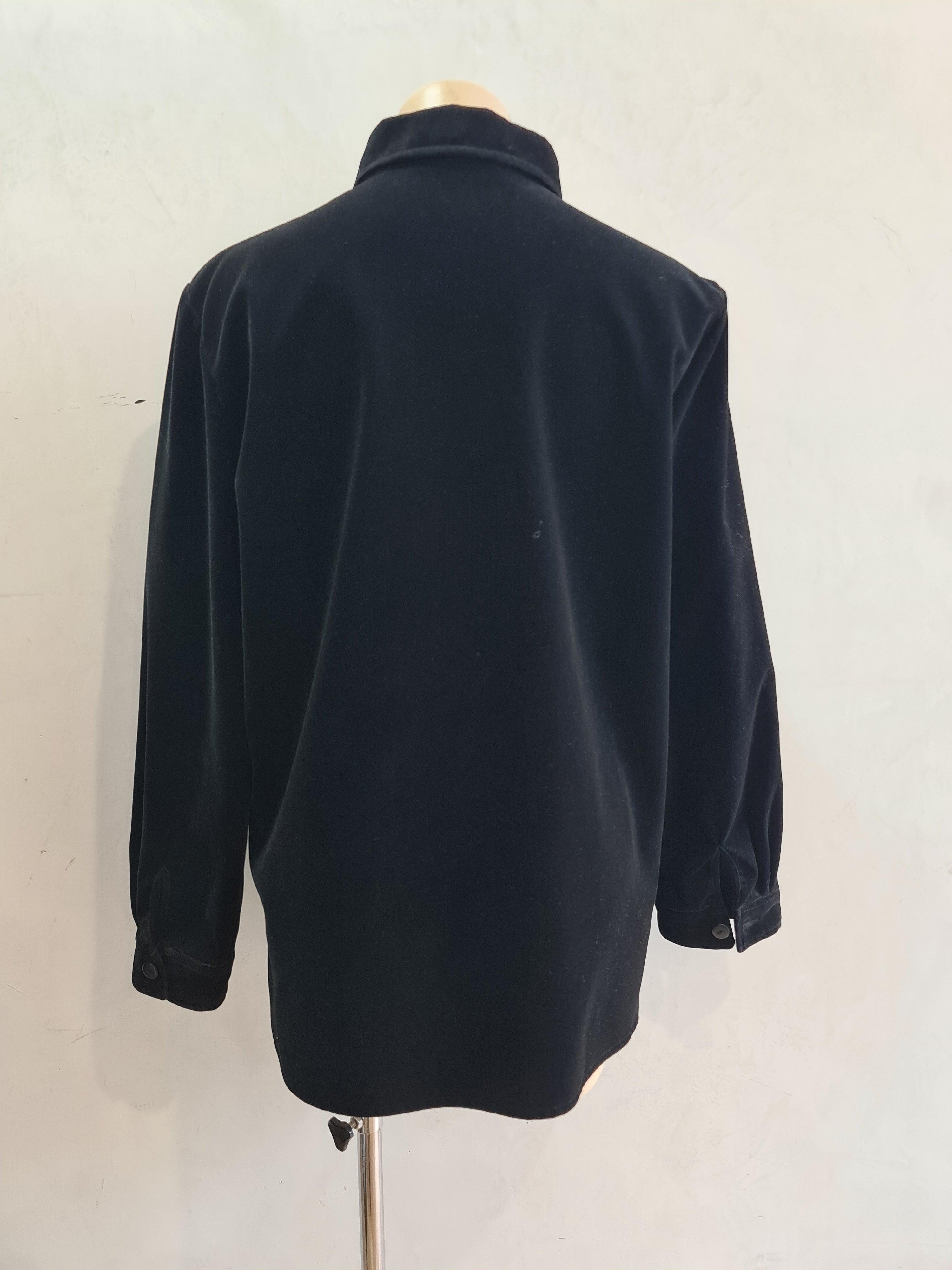 Vintage Millers Black Corduroy shirt -size 16 thumbnail 6