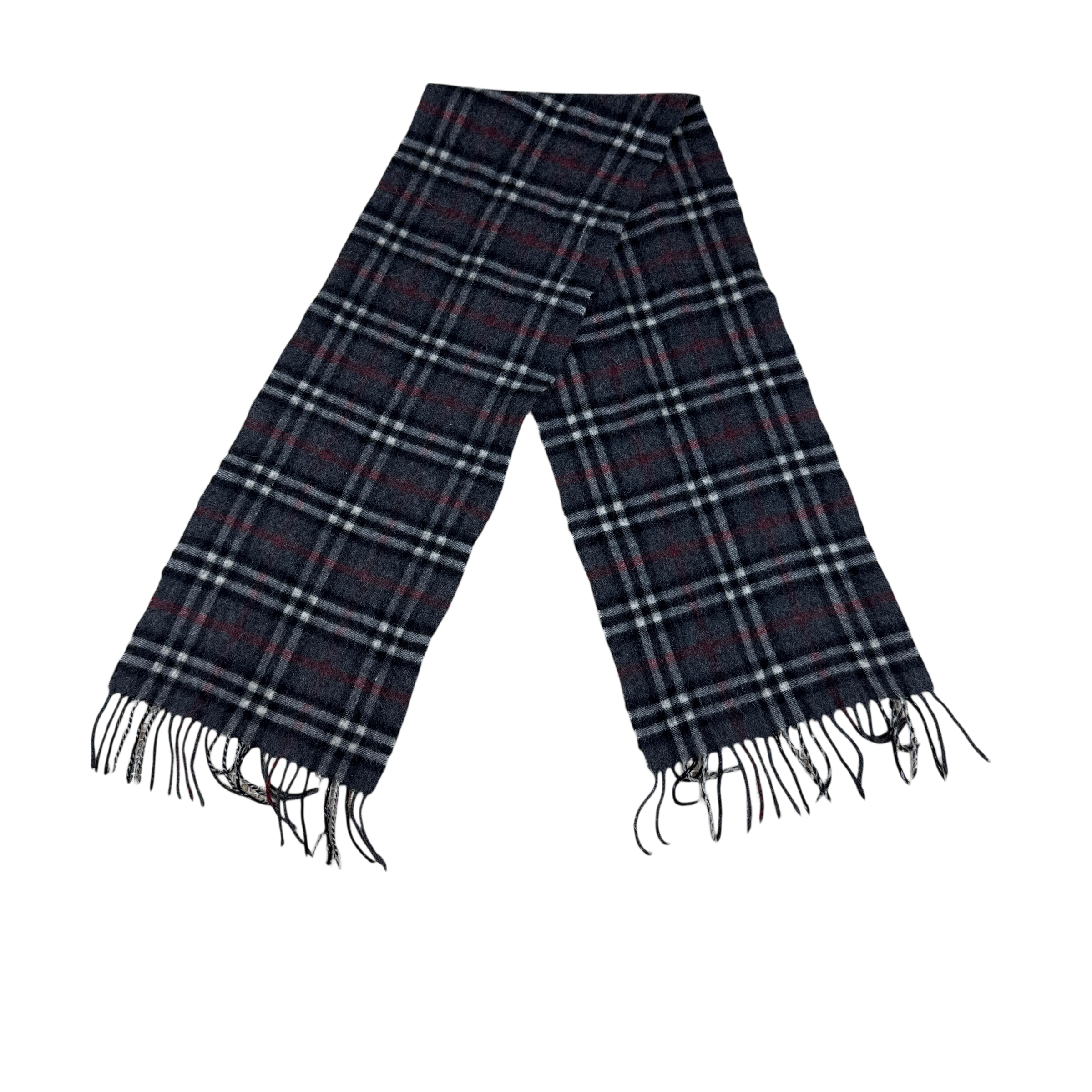 Burberry Wool Nova Check Scarf Grey thumbnail 2