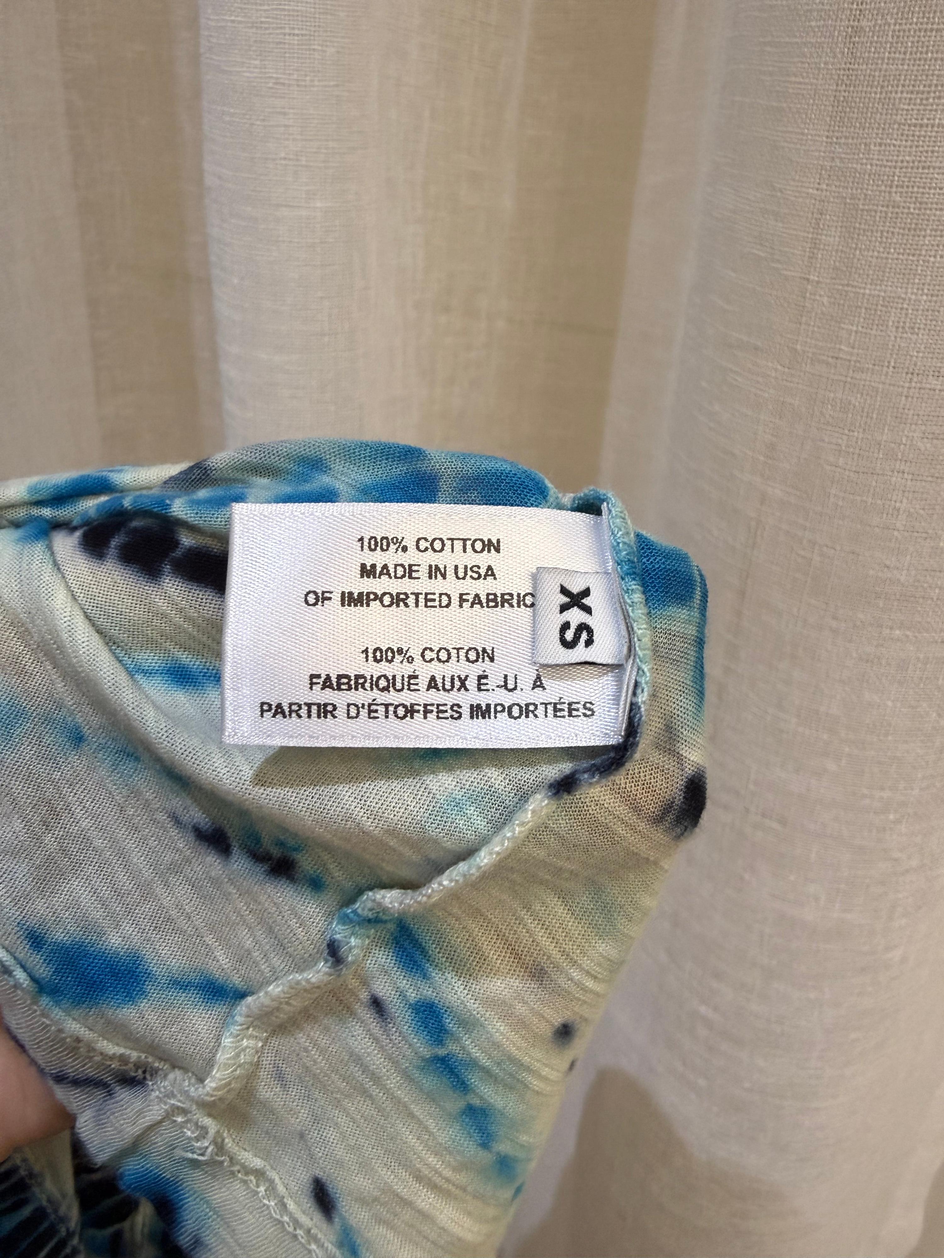 Proenza Schouler Blue Tie Dye Top XS thumbnail 3