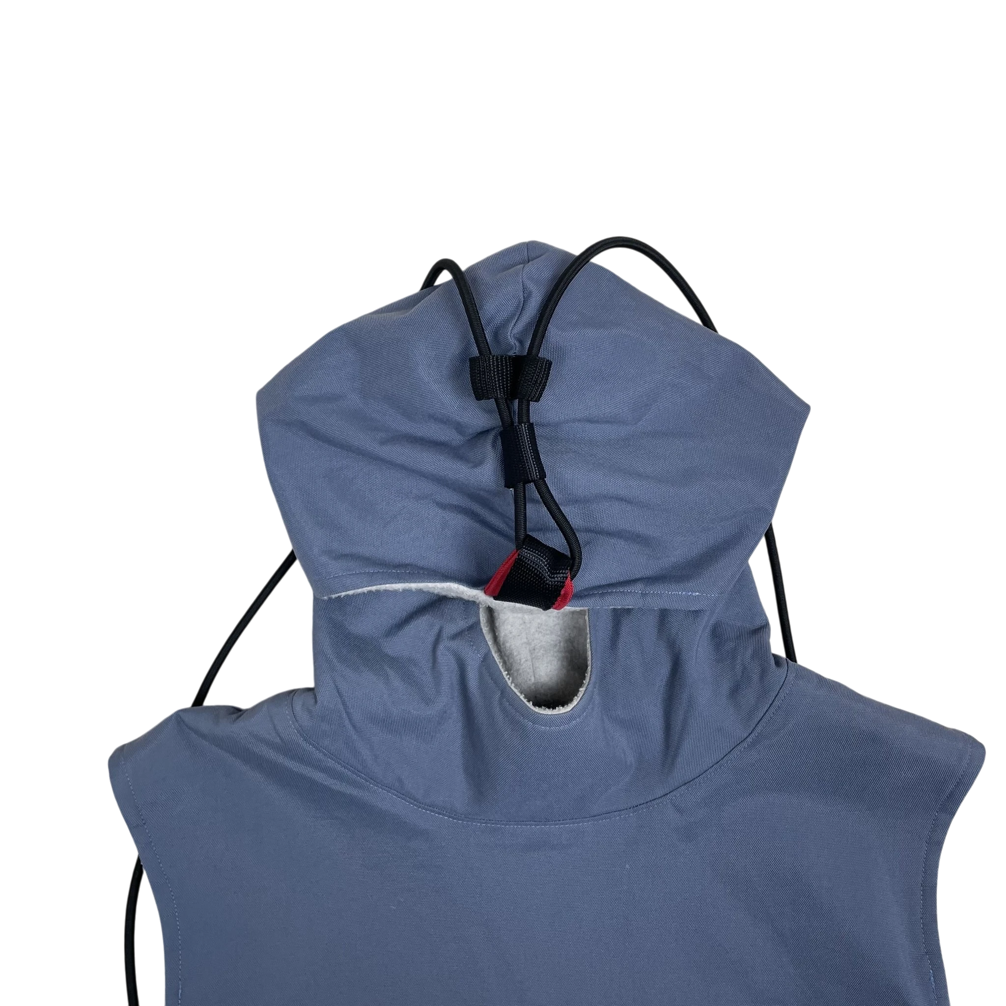 Cold Cantalope 90s Technical Pullover Hooded Vest Blue (Fits S-M) thumbnail 2