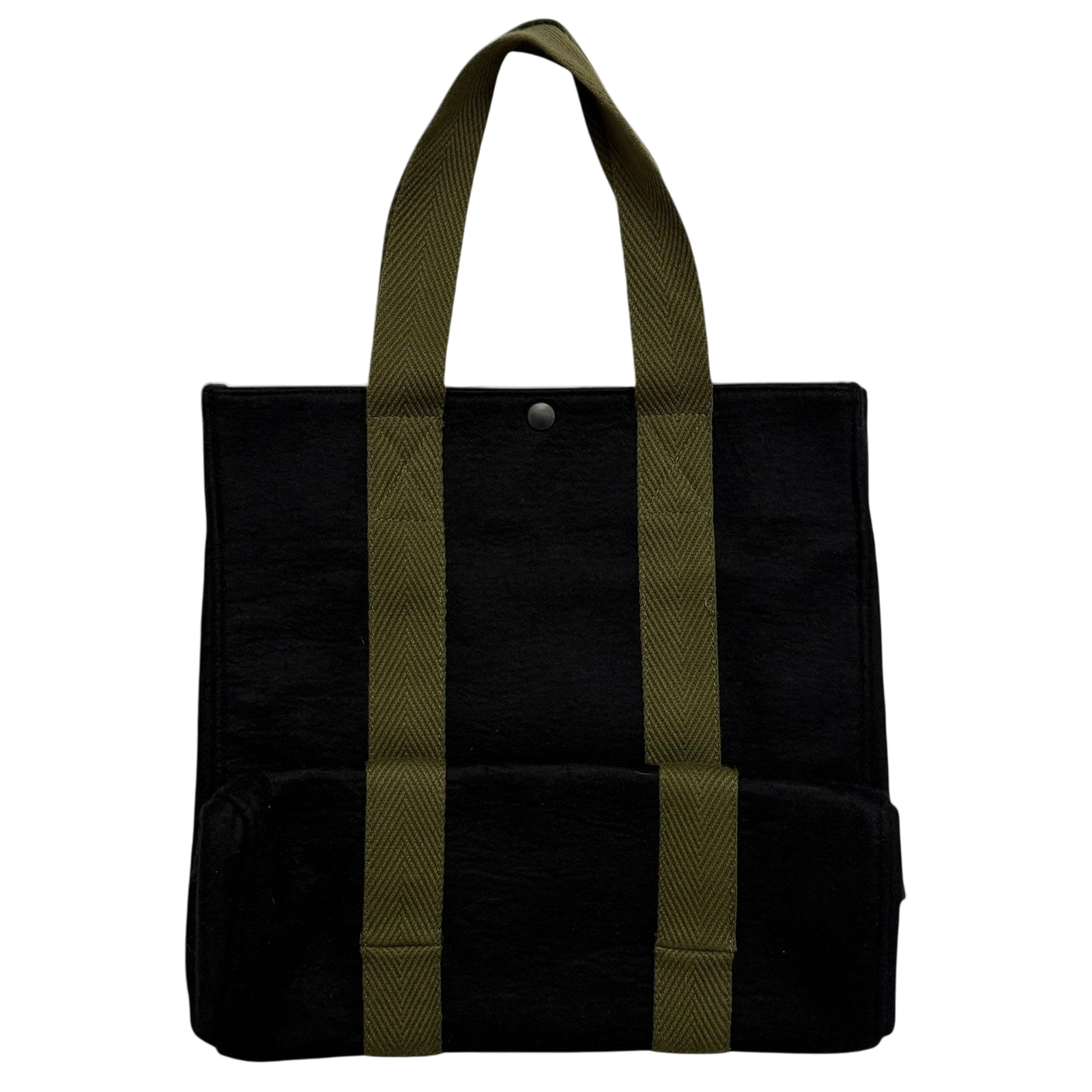 Comme Des Garçons Tricot Wool Blend Tote Bag Black/Green thumbnail 3
