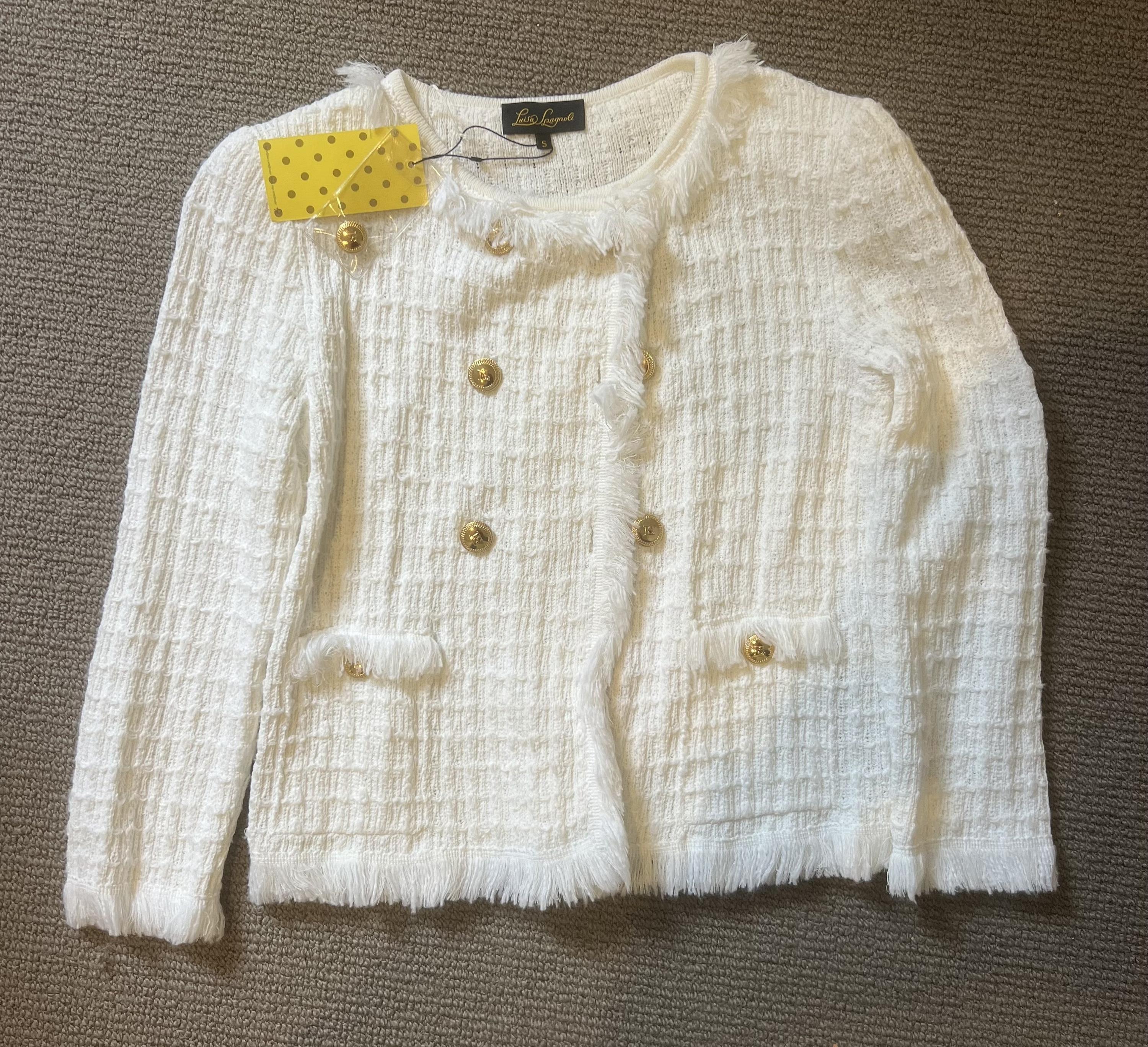 Luisa Spagnoli White Jacket S