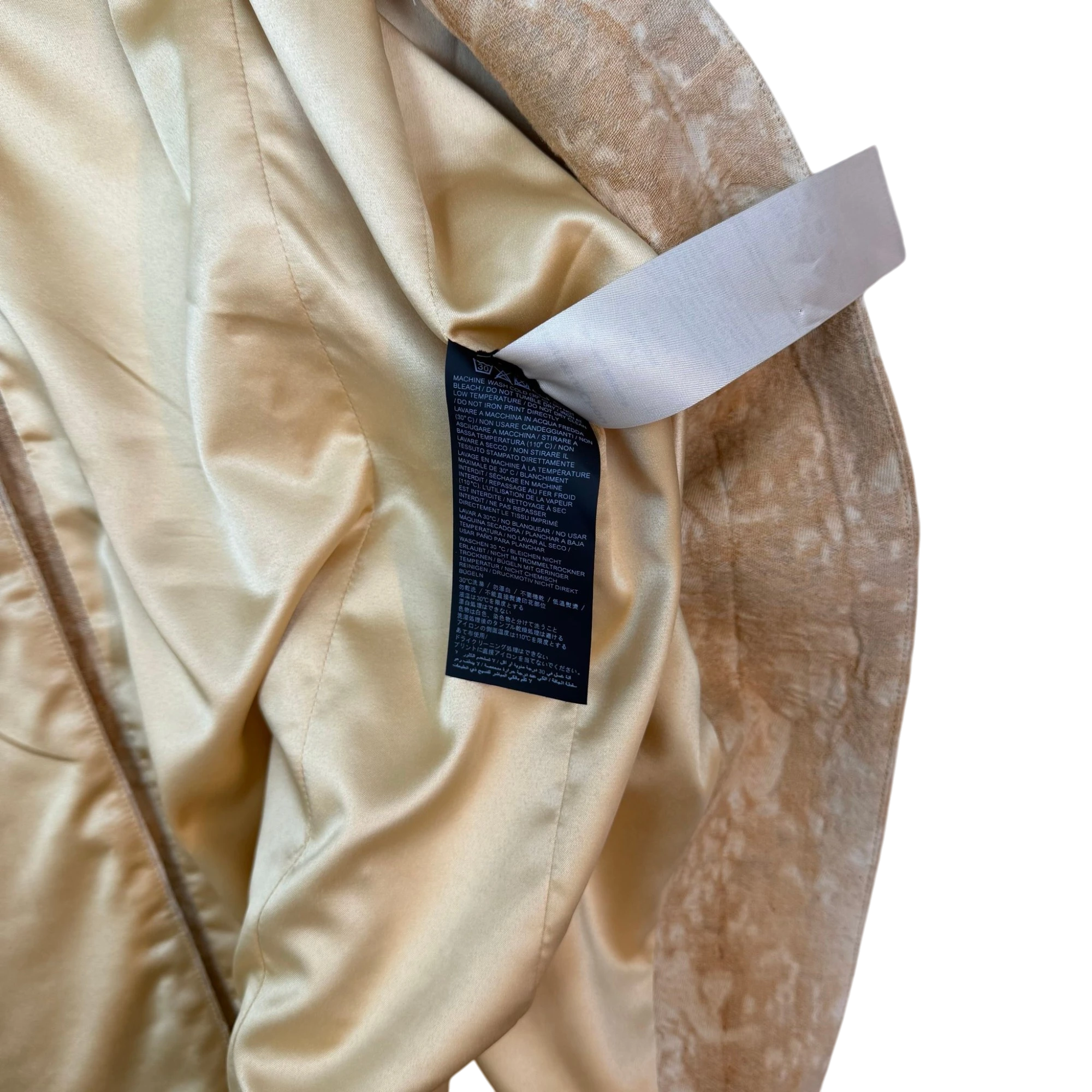 Iranatus Chou Linen Blend Coat Brown/White (Size 36) thumbnail 6