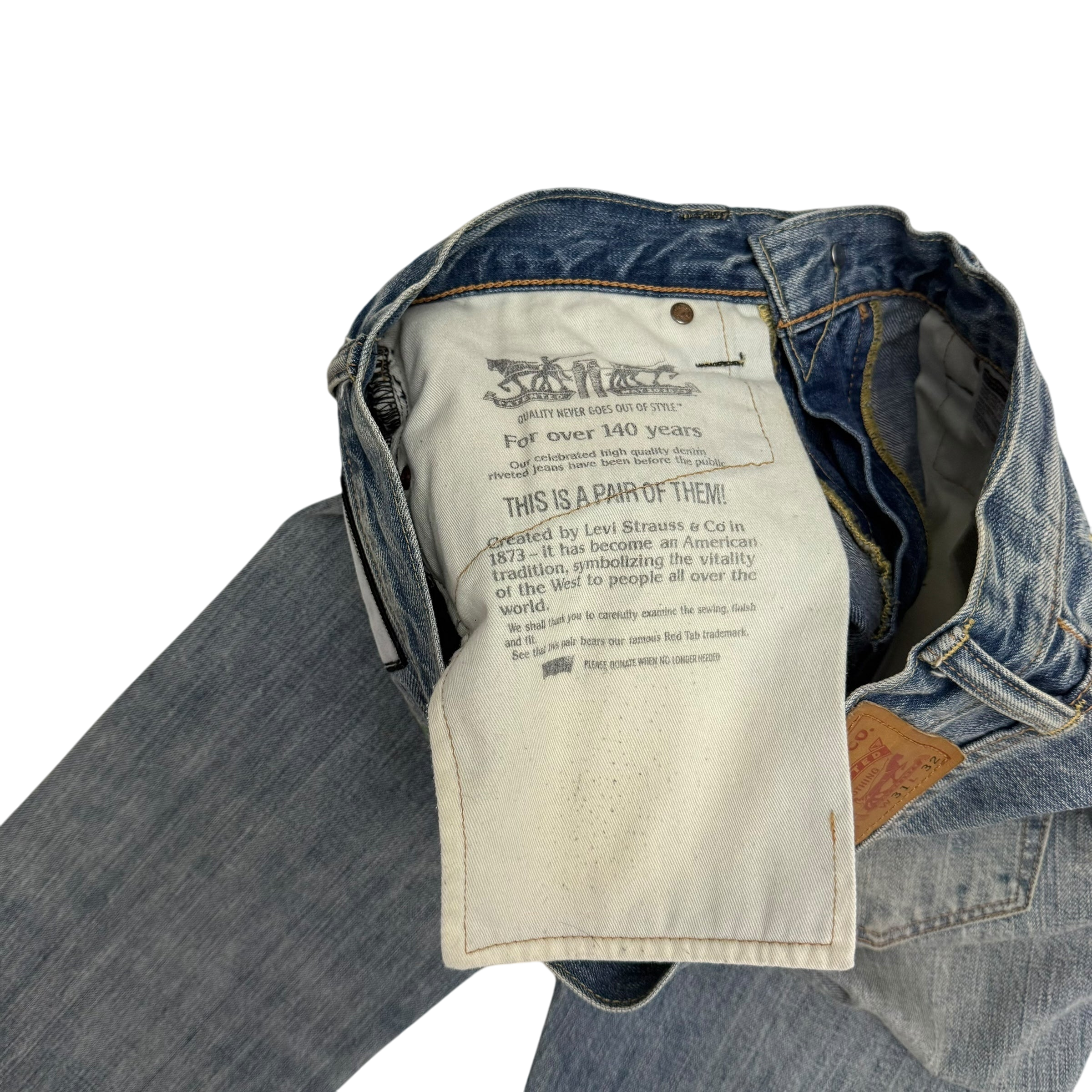 Levi’s 513 Custom Patchwork Jeans (Size 31”) thumbnail 8