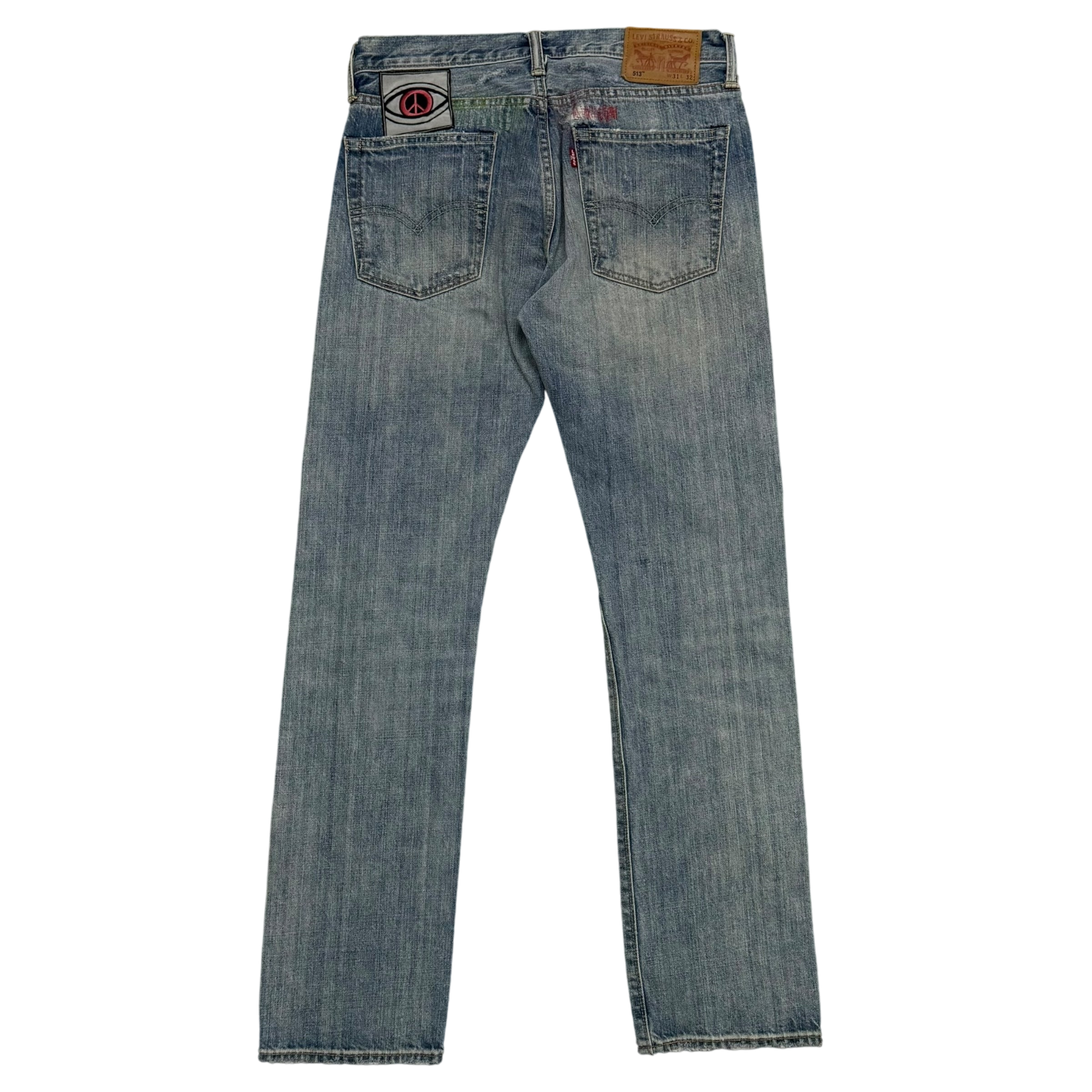 Levi’s 513 Custom Patchwork Jeans (Size 31”) thumbnail 3