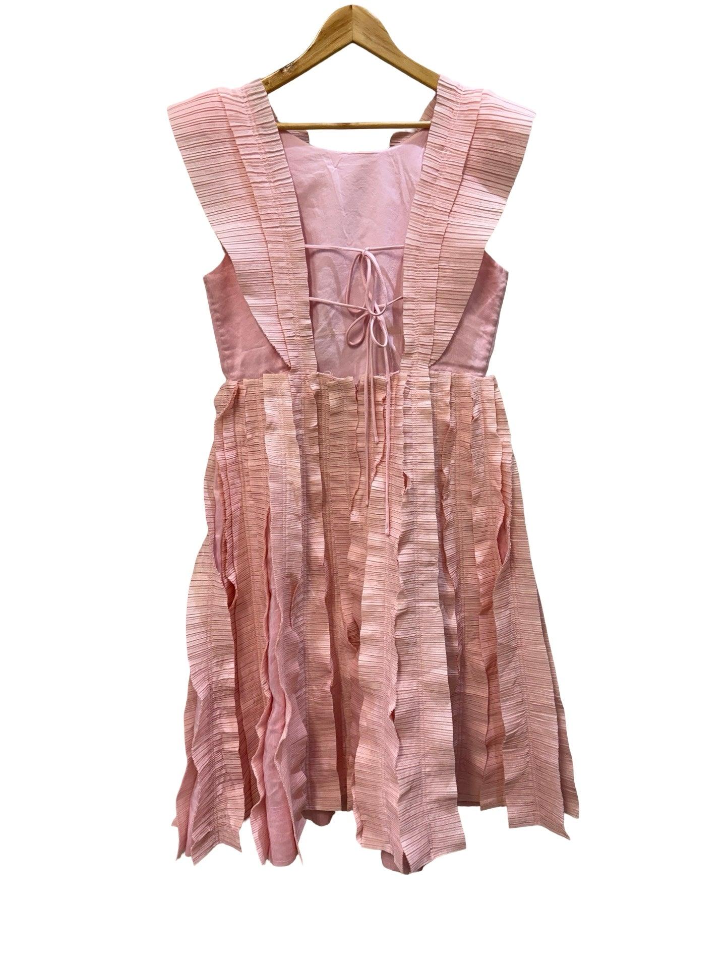 Aje Pale Pink Ruffled Dress 14 thumbnail 2