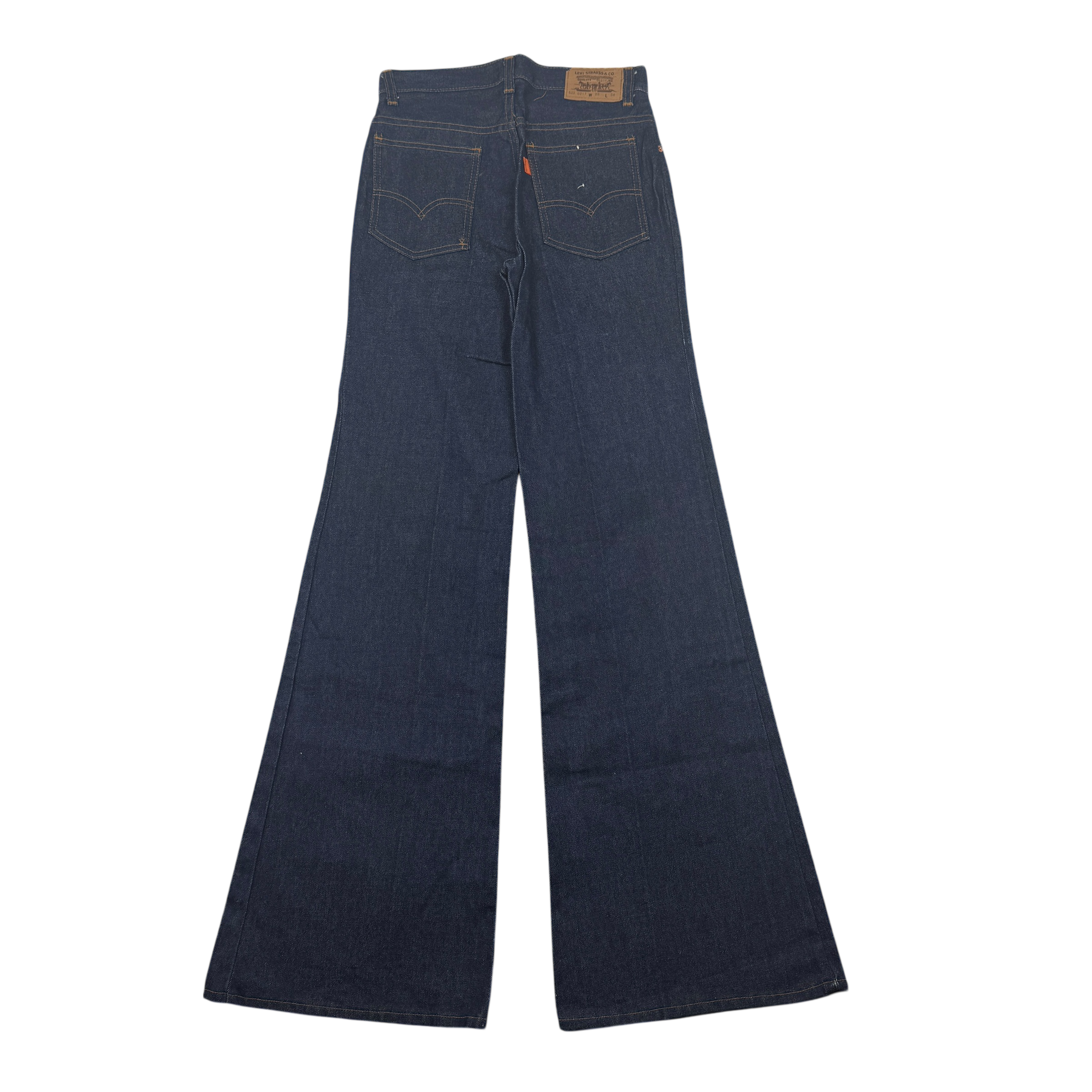 Levi’s 1970s Orange Tab Flared Jeans Indigo (Made in N.Z.) (Size 28”) thumbnail 3