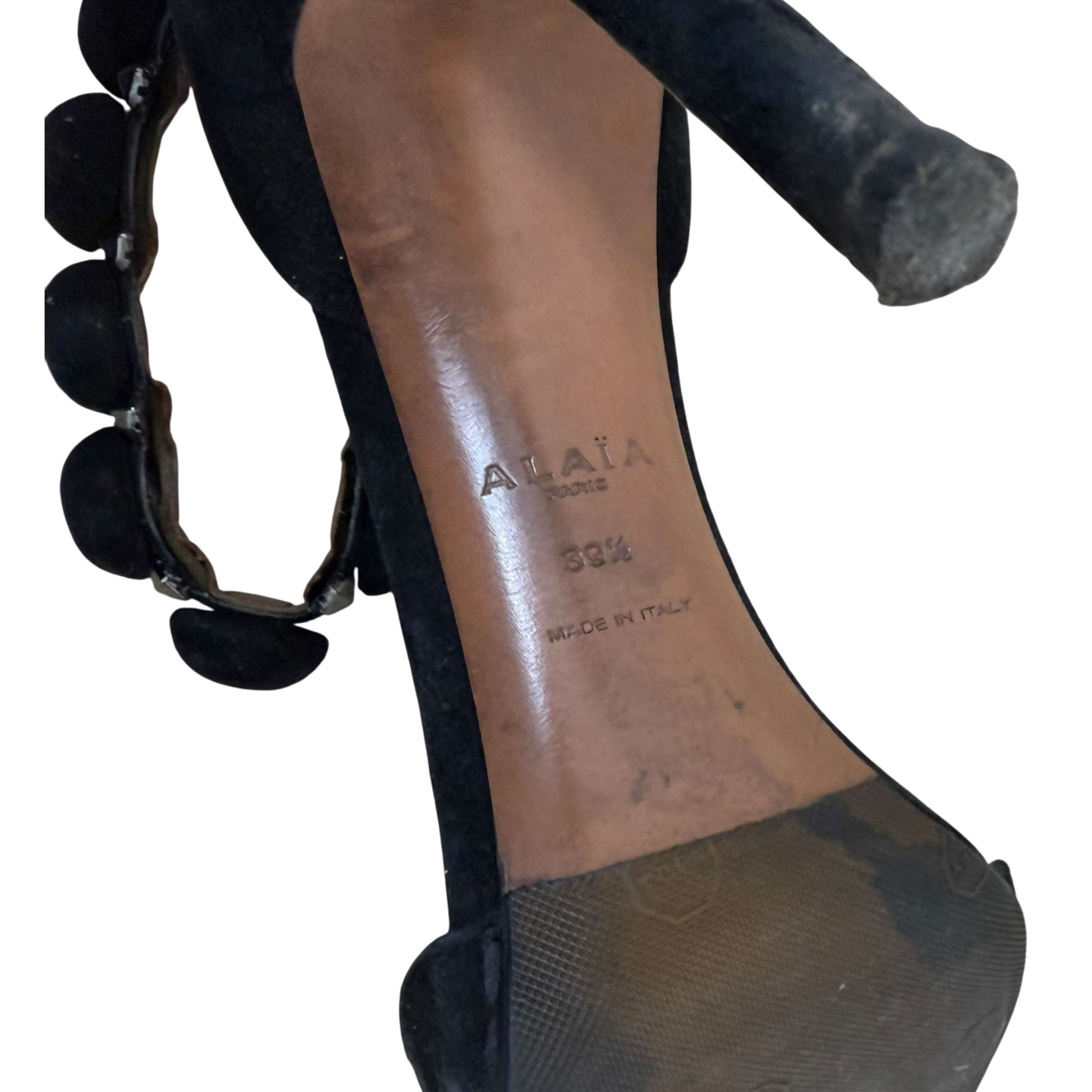 Alaïa La Bombe Suede Heels Black (Size EU39.5) thumbnail 6