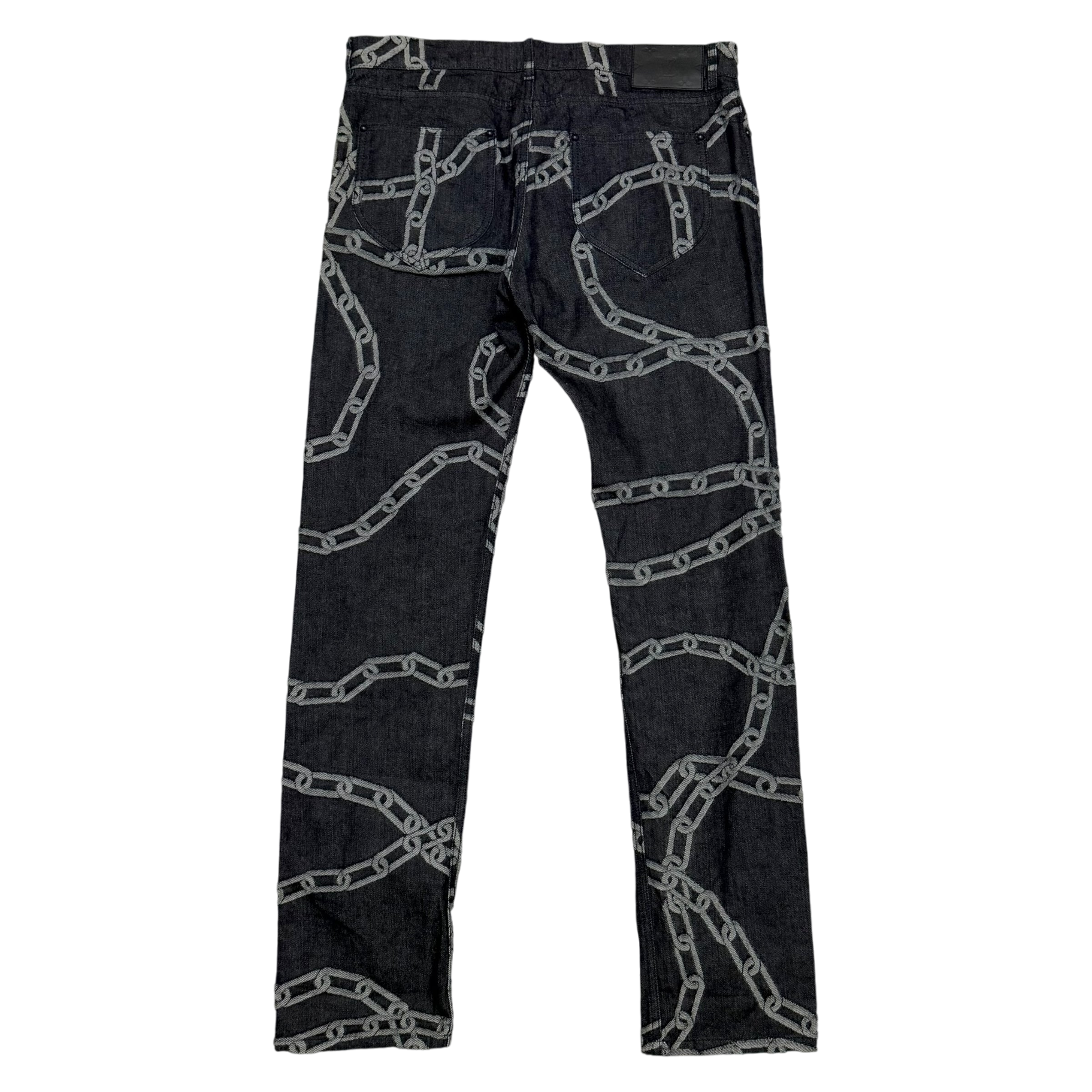 Louis Vuitton SS20 by Virgil Abloh Chain Woven Jeans (Size 34”) thumbnail 2