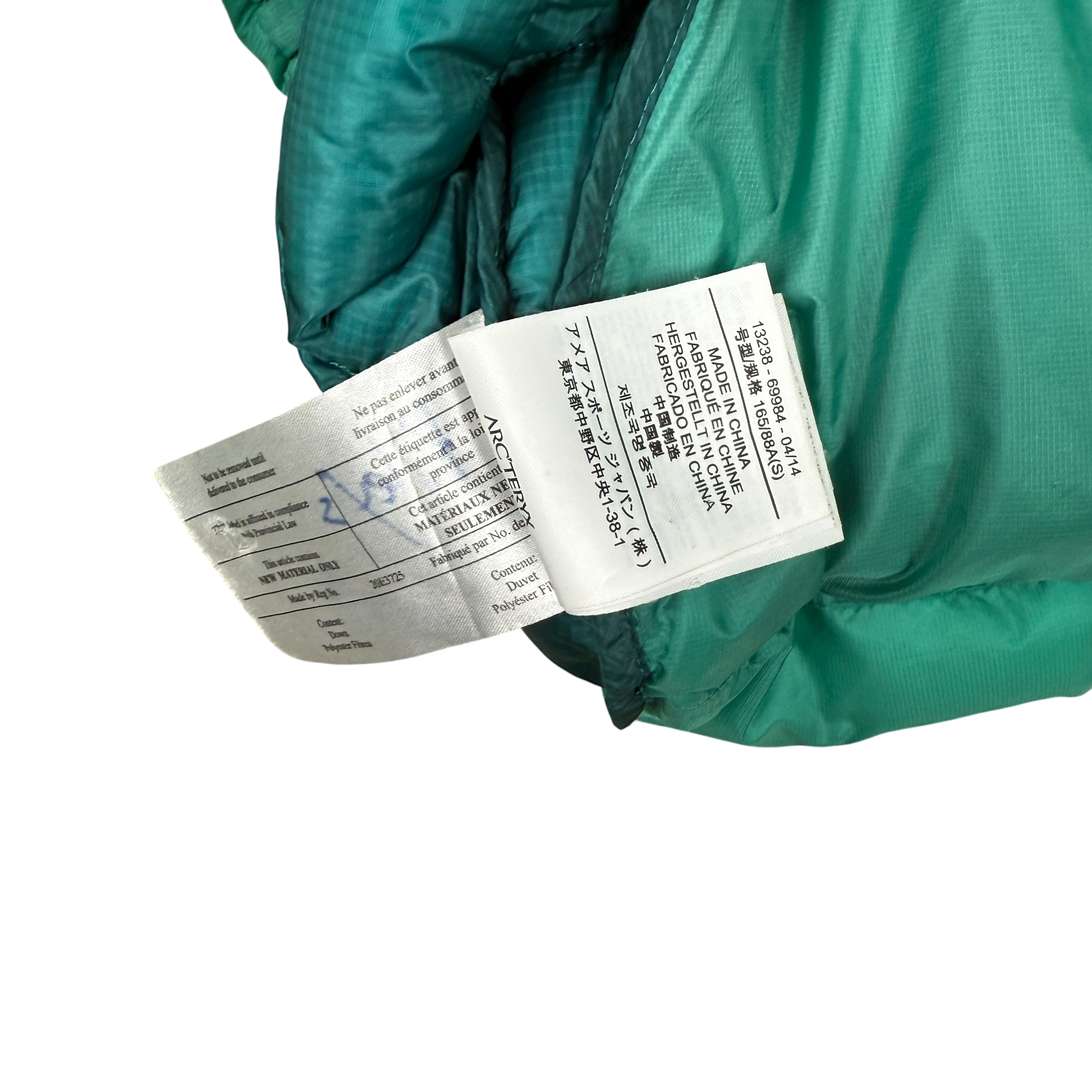 Arcteryx Cerium LT Hooded Down Jacket Blue-Green (Size S Womens) thumbnail 10