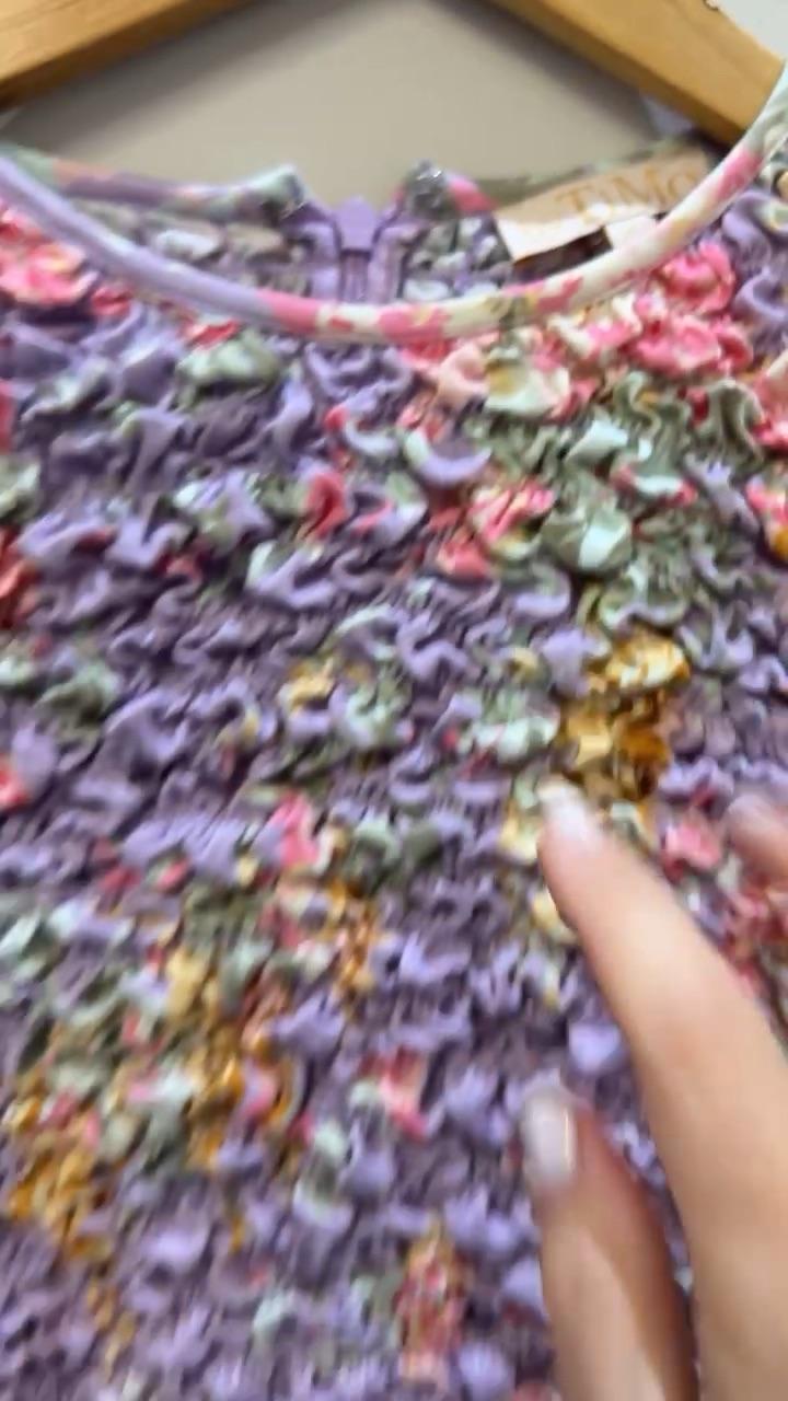 byTiMo Lilac Floral Dress S thumbnail 6